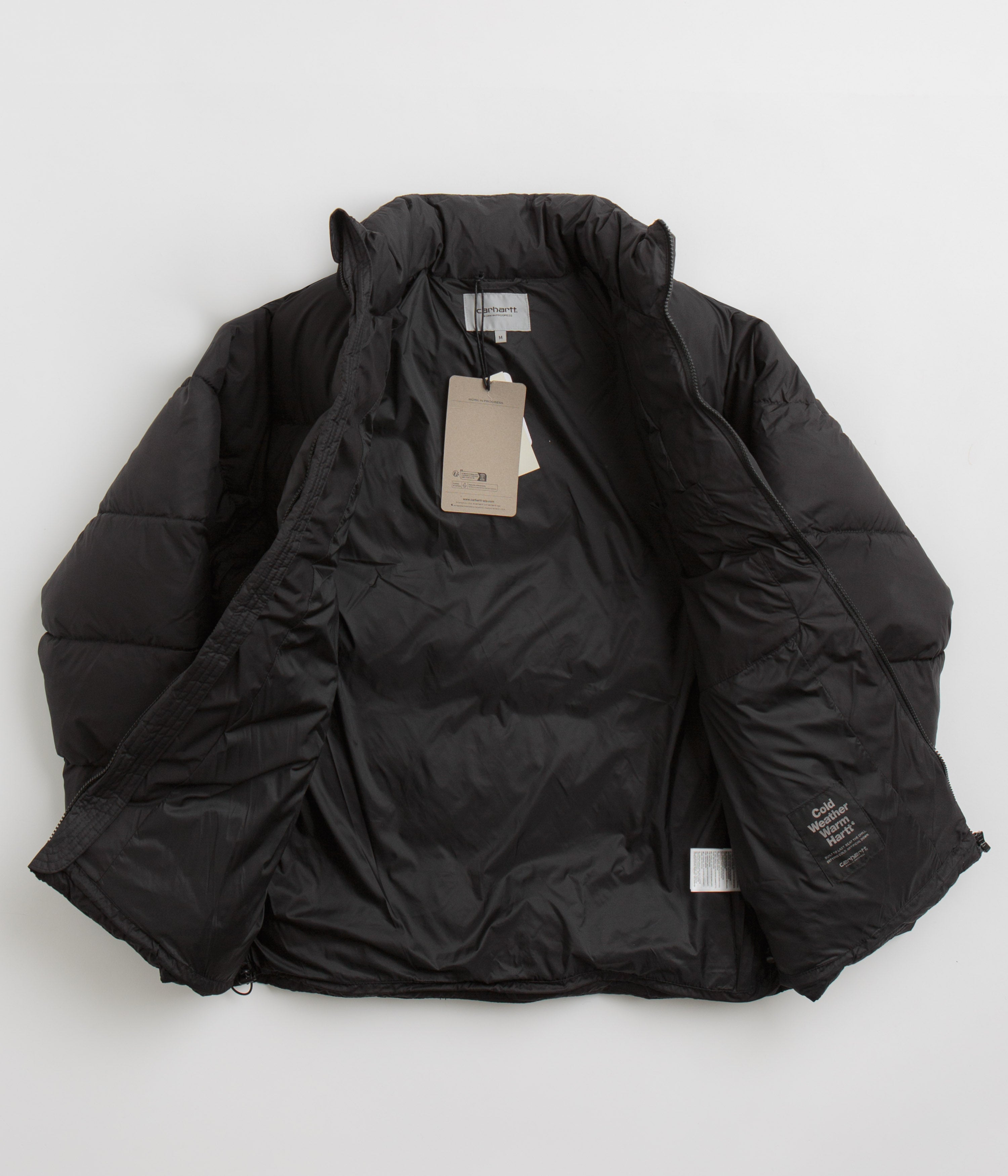 Carhartt Springfield Jacket - Stylish Black & Misty Grey Blend