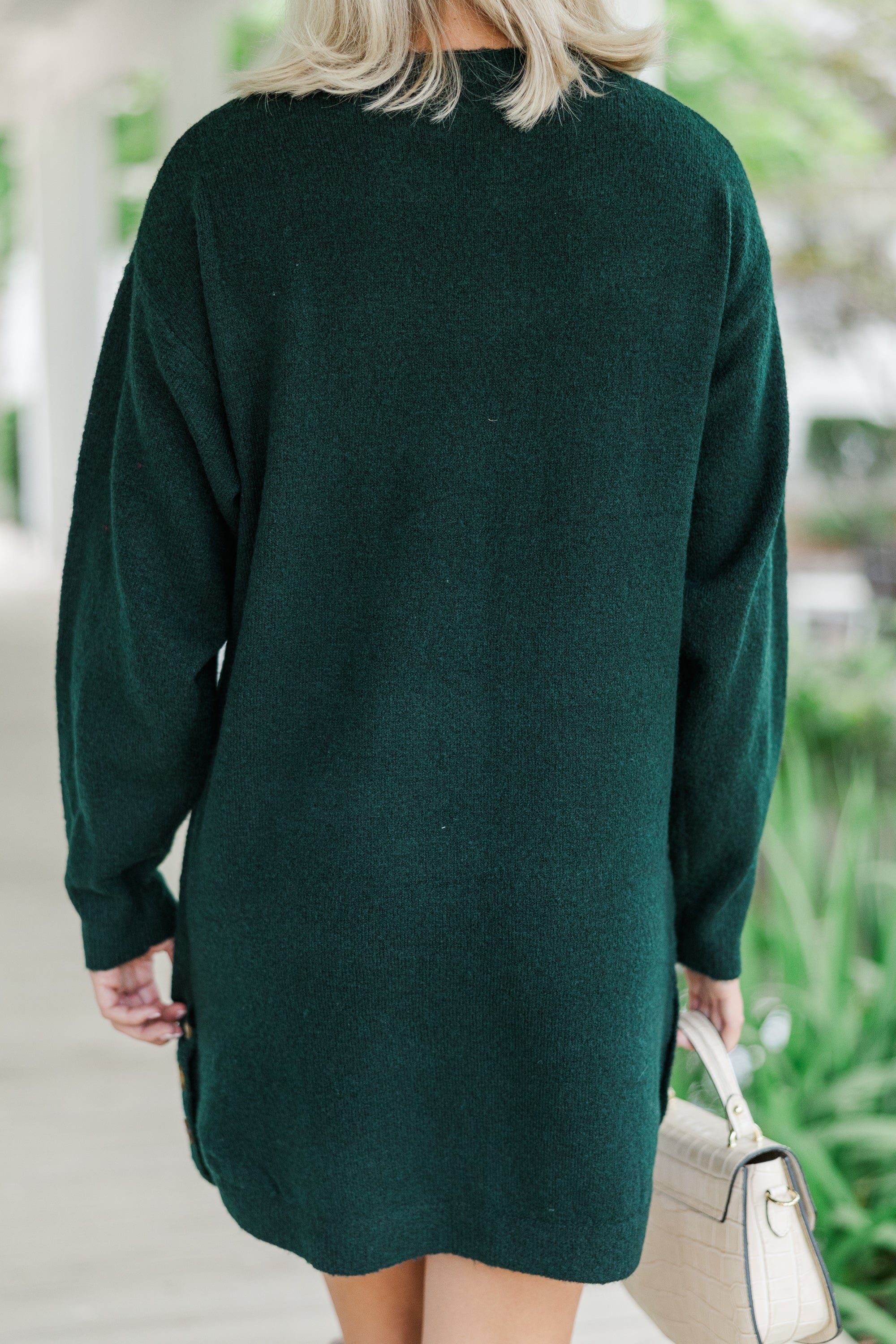 Gorgeous Emerald Green Sweater Dress for Your Best Look