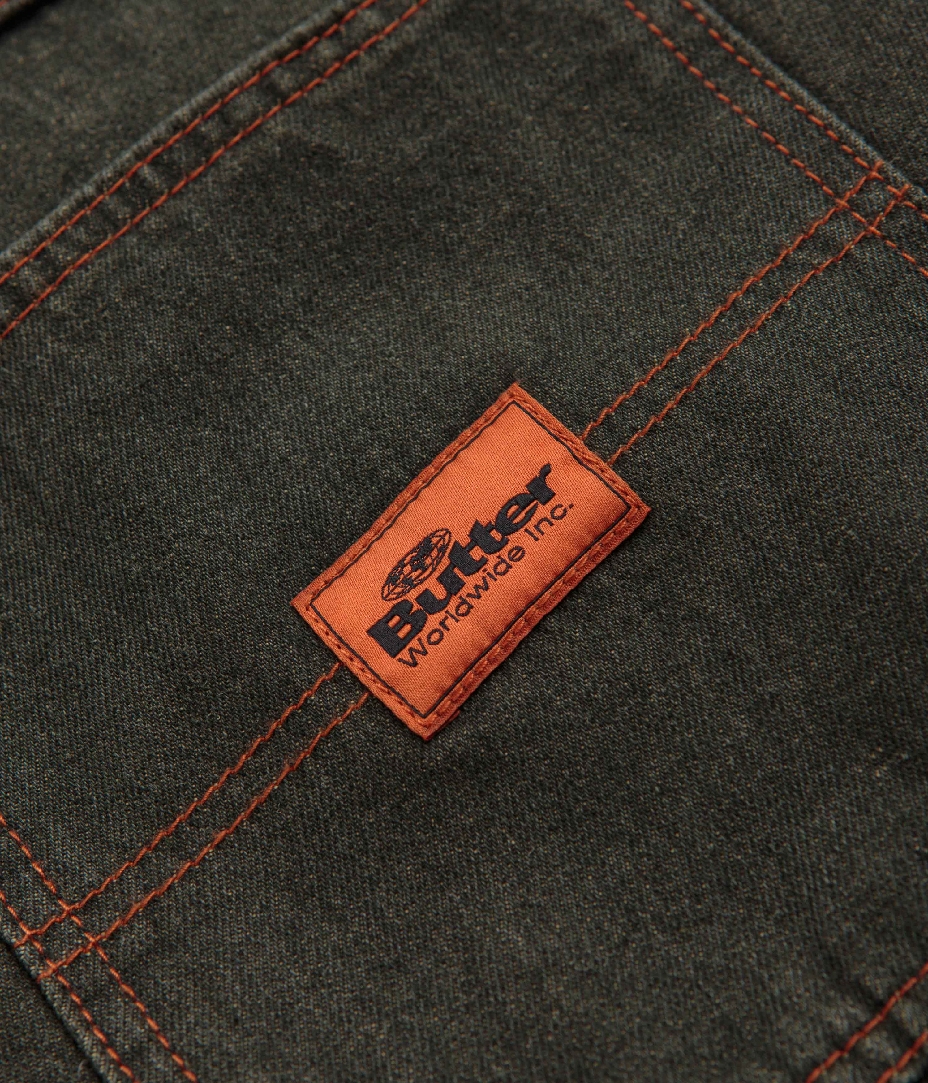 Butter Goods Santosuosso Dark Army Wash Jeans - Ultra Baggy Style!