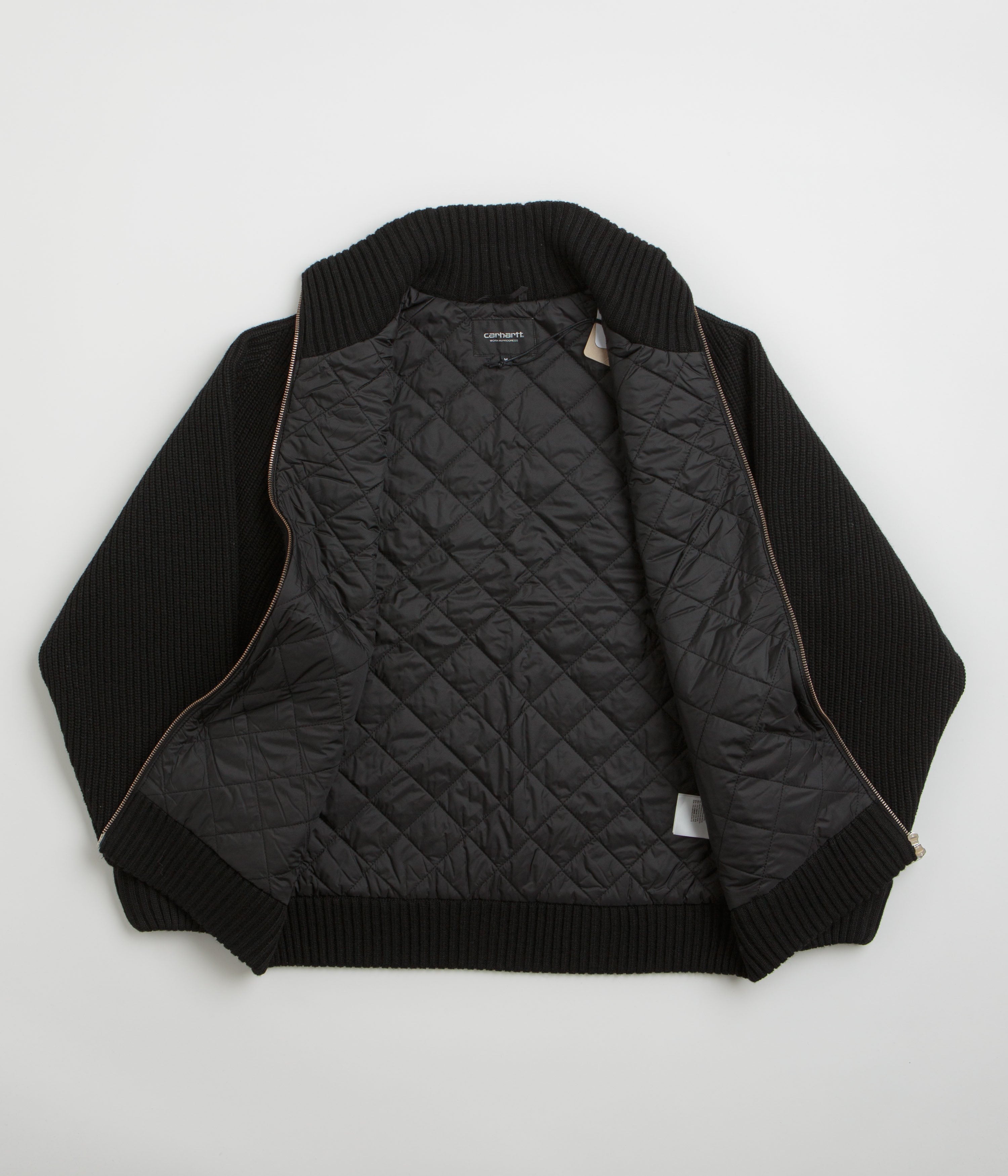 Carhartt Banley Black Sweater Jacket - A Timeless Workwear Essential