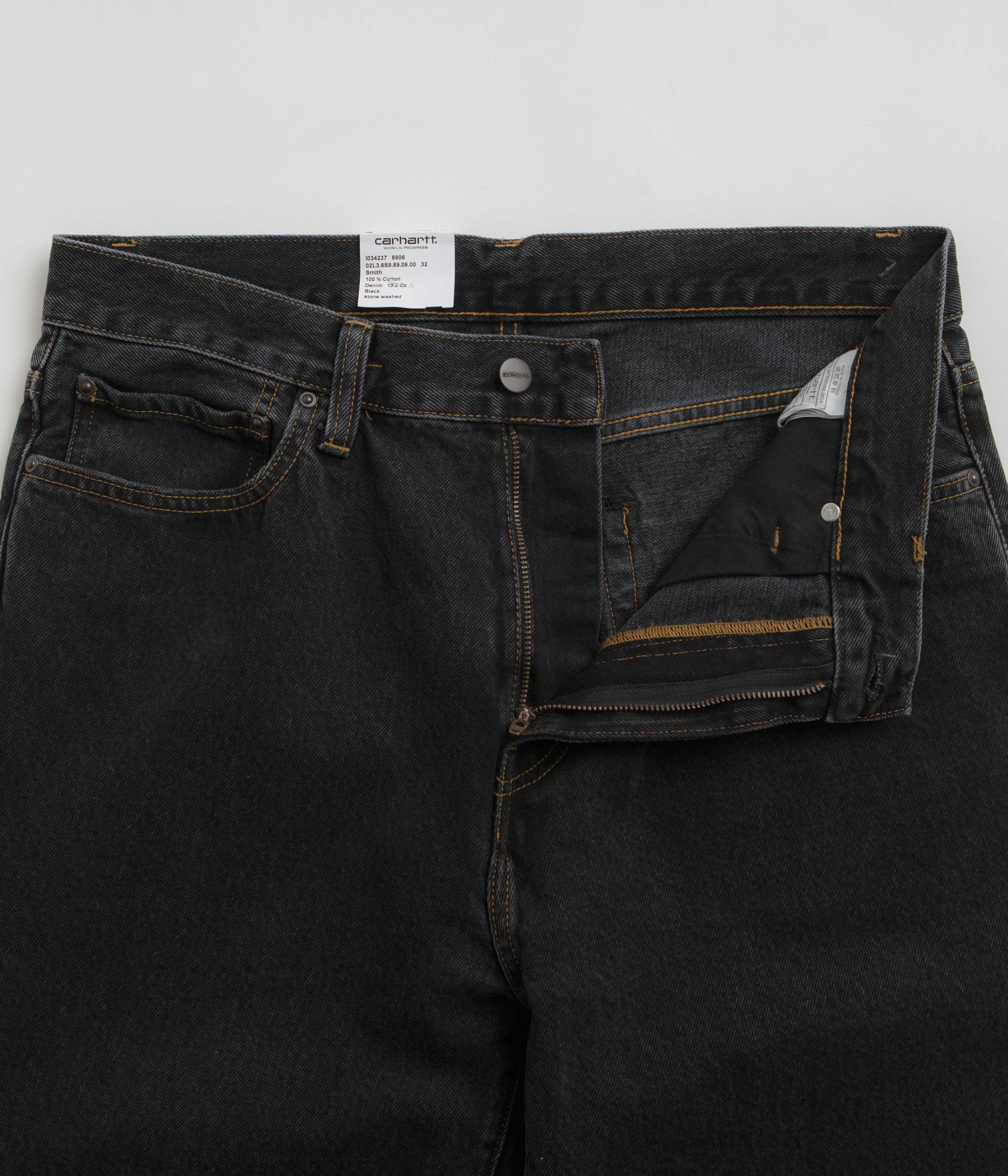 Carhartt Aaron Stone Washed Black Pants - A Timeless Classic!