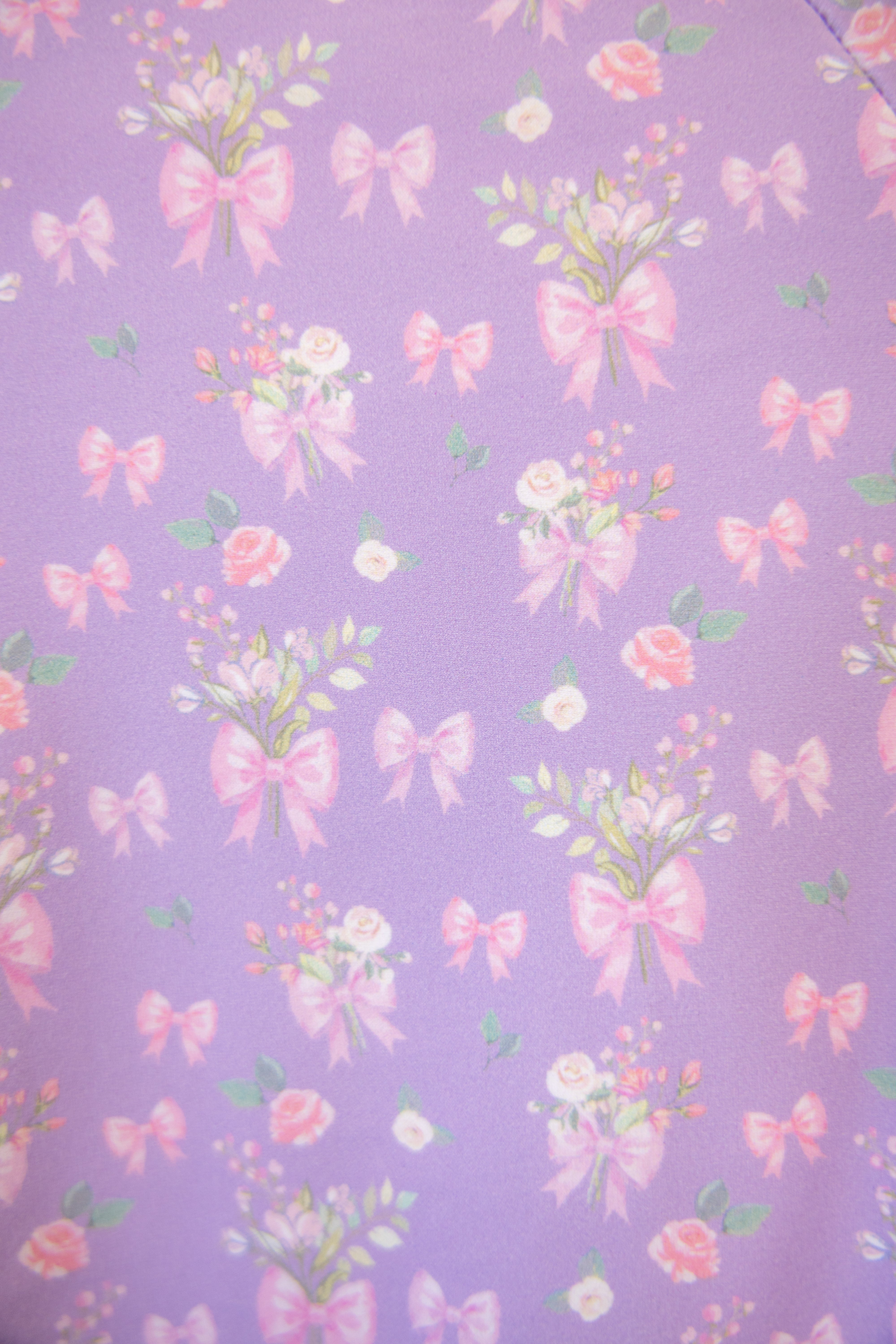 GIRLS: PREORDER NOW! The Stunning Avery Purple Floral Bouquet One Piece Swimsuit