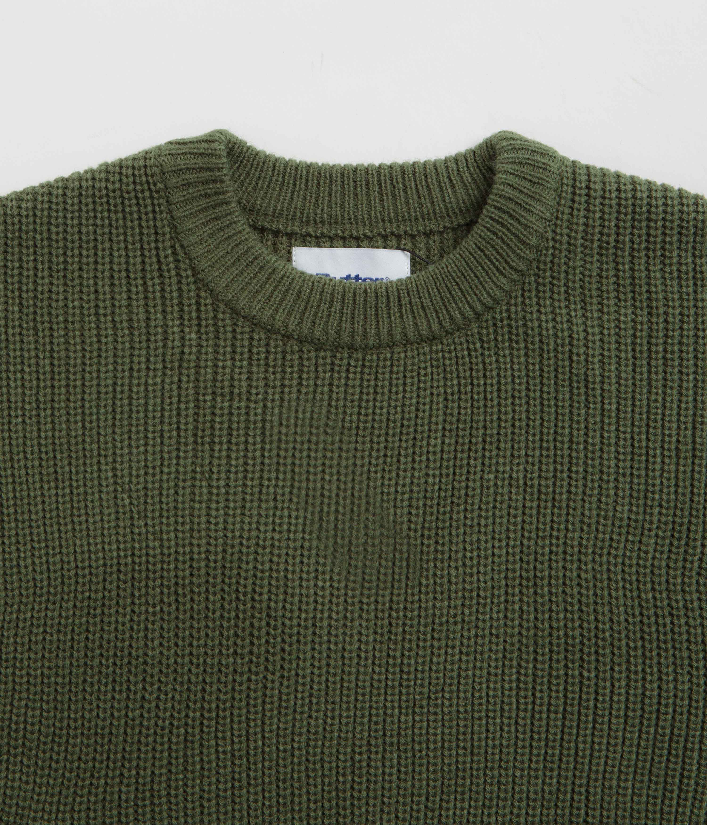 Butter Goods Ivy Stripe Knitted Sweatshirt - A Stylish Skate Essential
