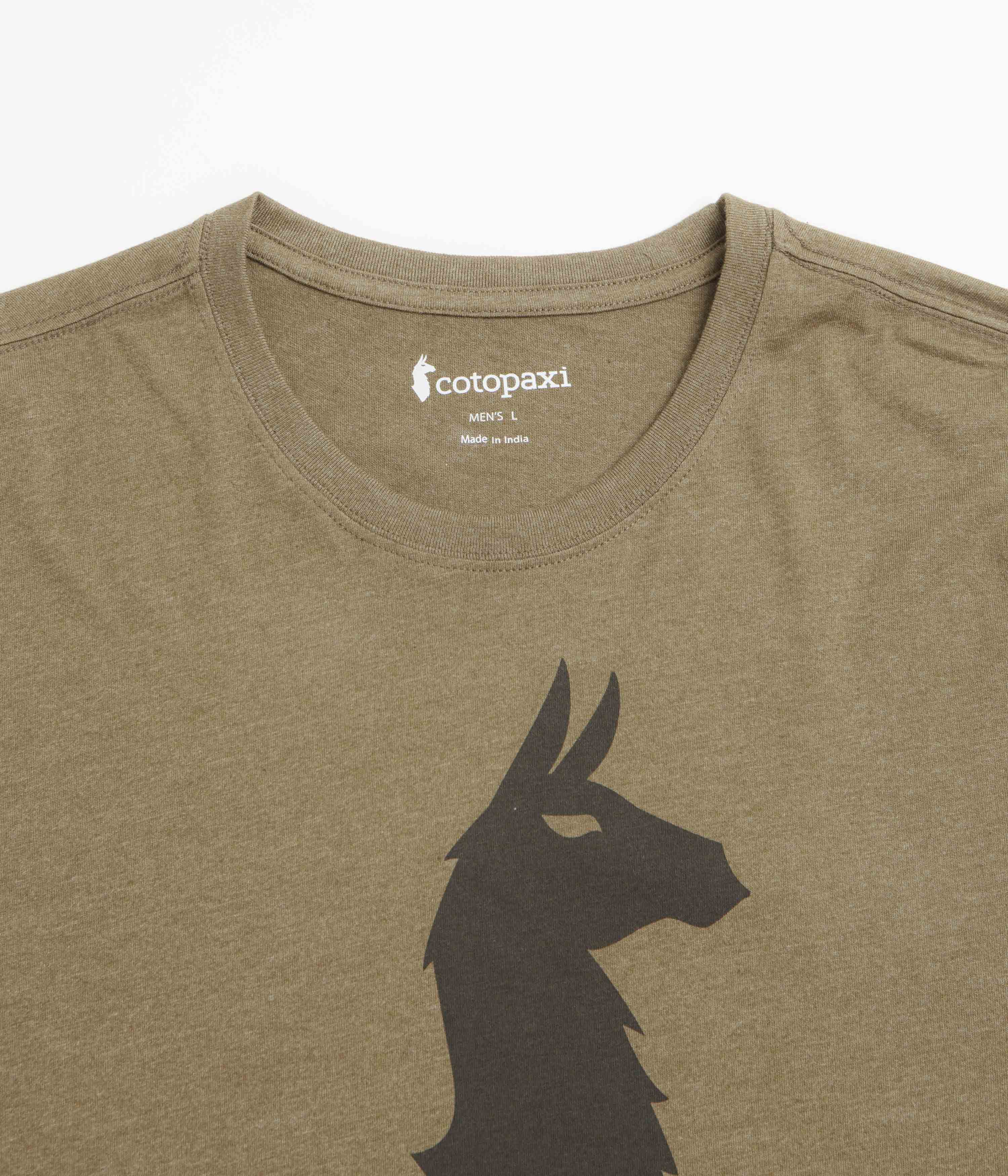 Cotopaxi Llama T-Shirt - Live Oak: A Sustainable Fashion Statement