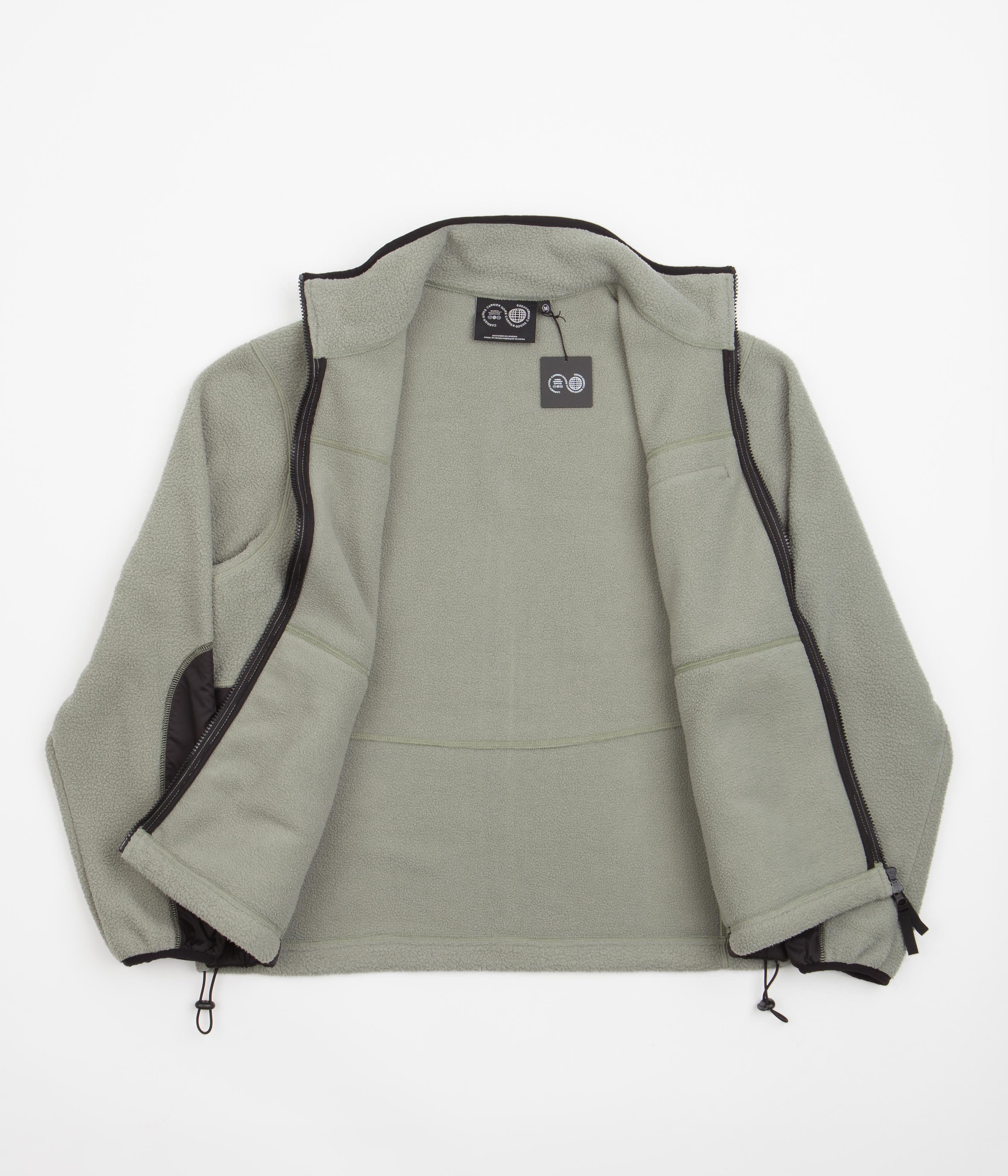 Carrier Goods Borg Zip Through Fleece - Stunning Sage