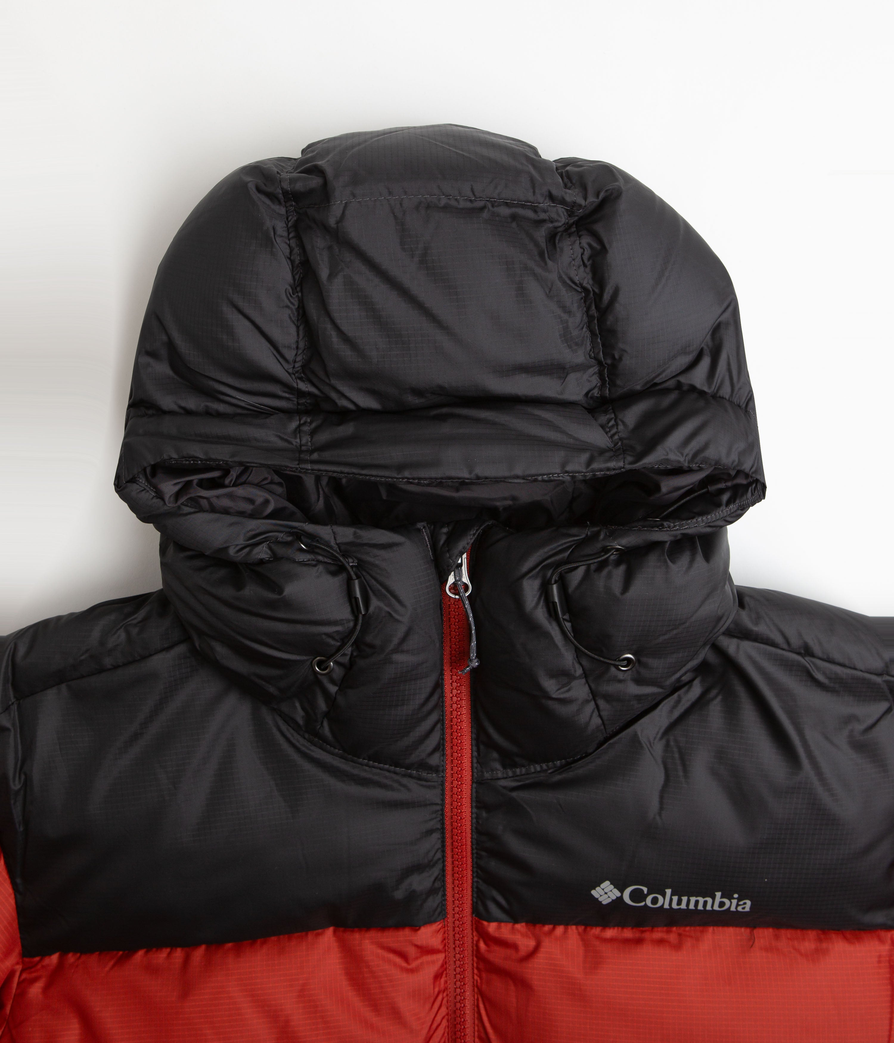 Columbia Puffect Hooded Jacket - Striking Warp Red / Shark