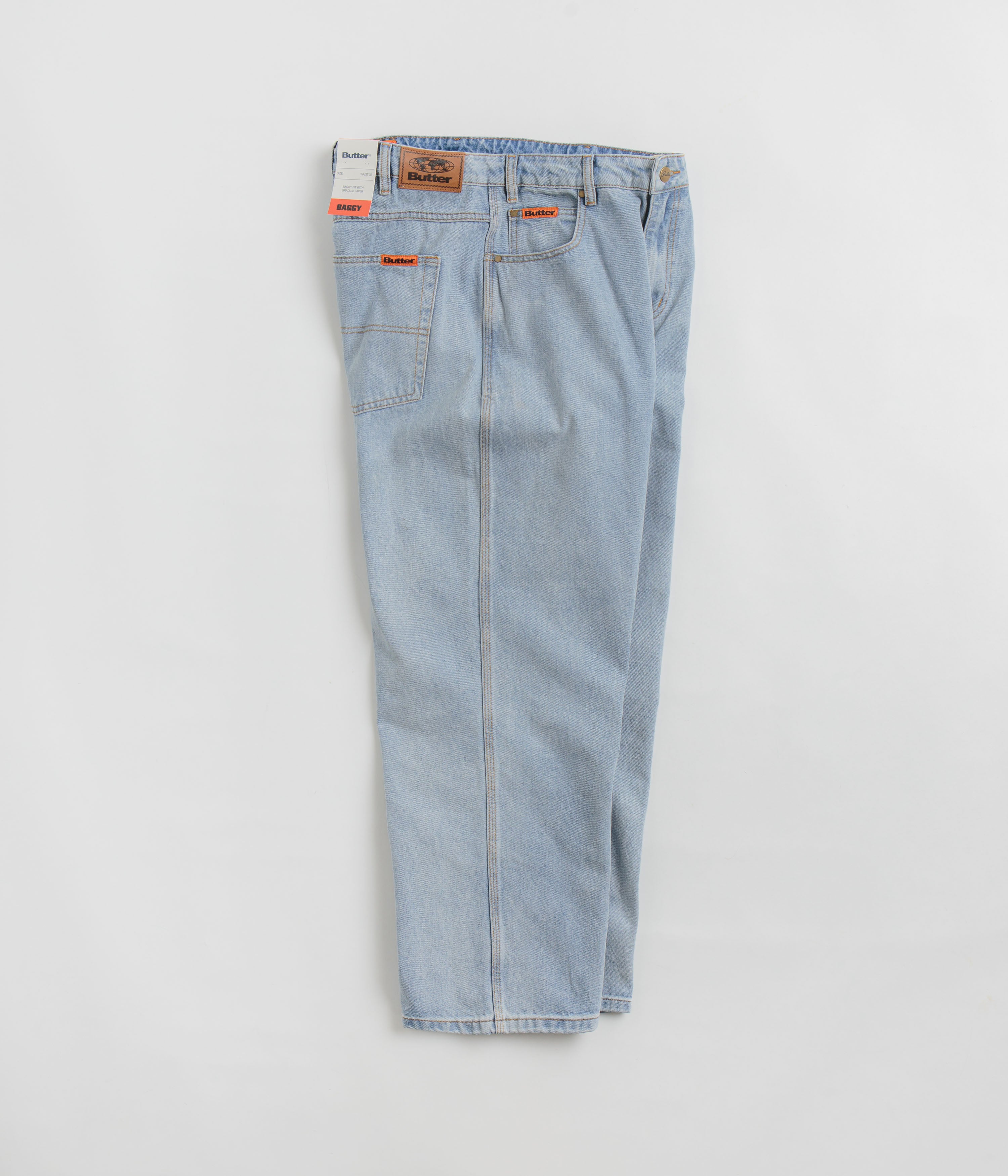 Butter Goods Light Blue Baggy Jeans - A Skater's Dream!