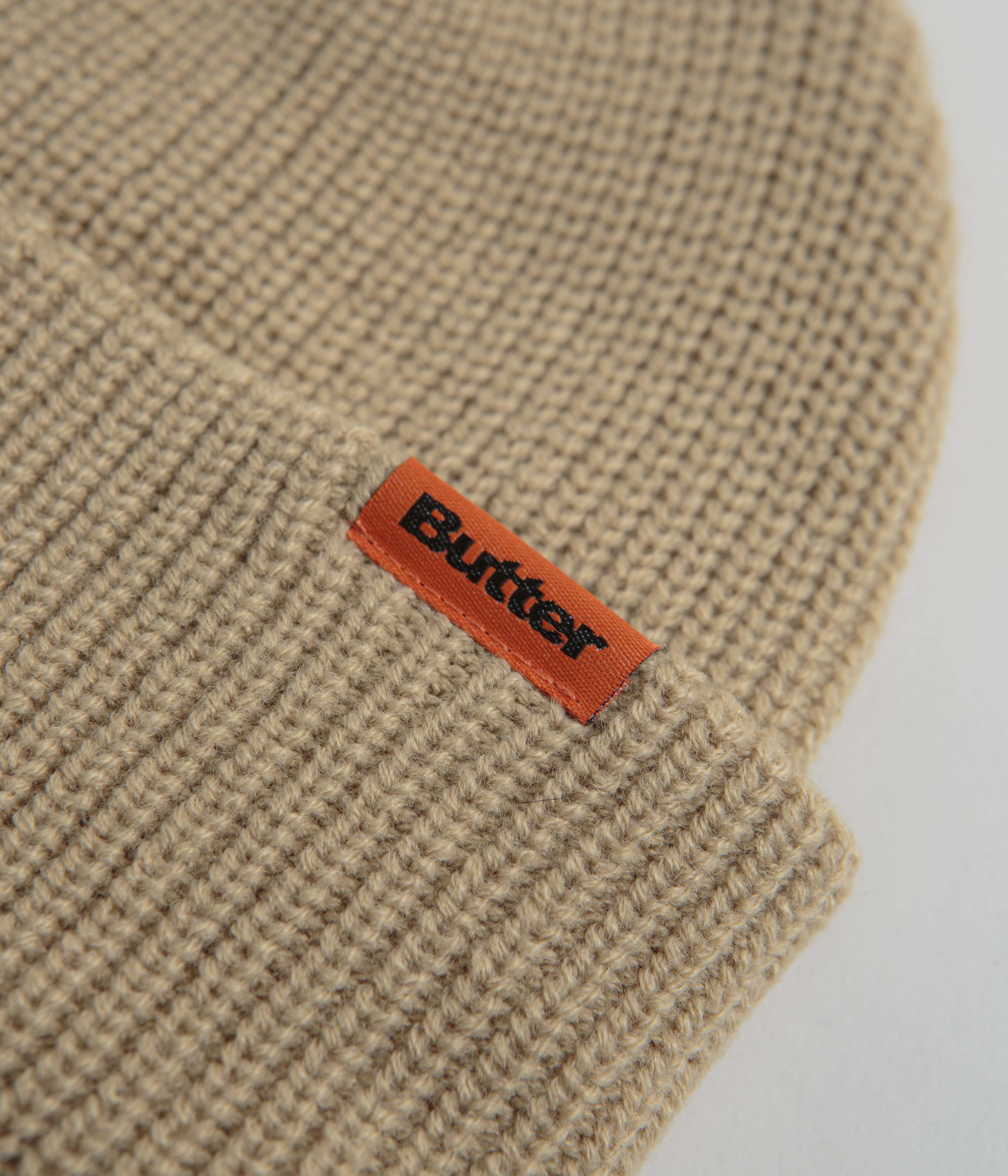 Butter Goods Tan Tall Wharfie Beanie - A Must - Have!
