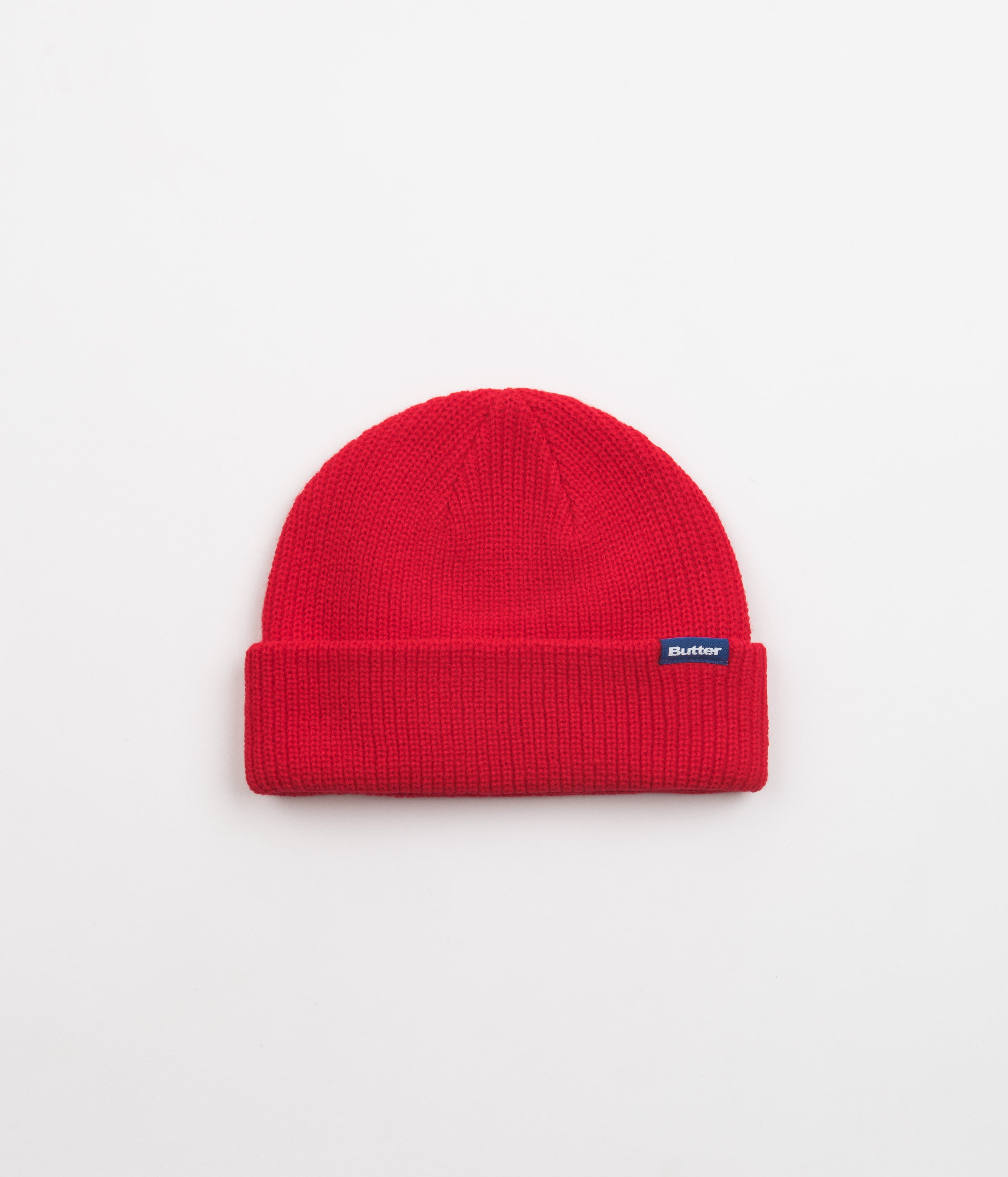 Butter Goods Red Wharfie Beanie - A Must - Have!