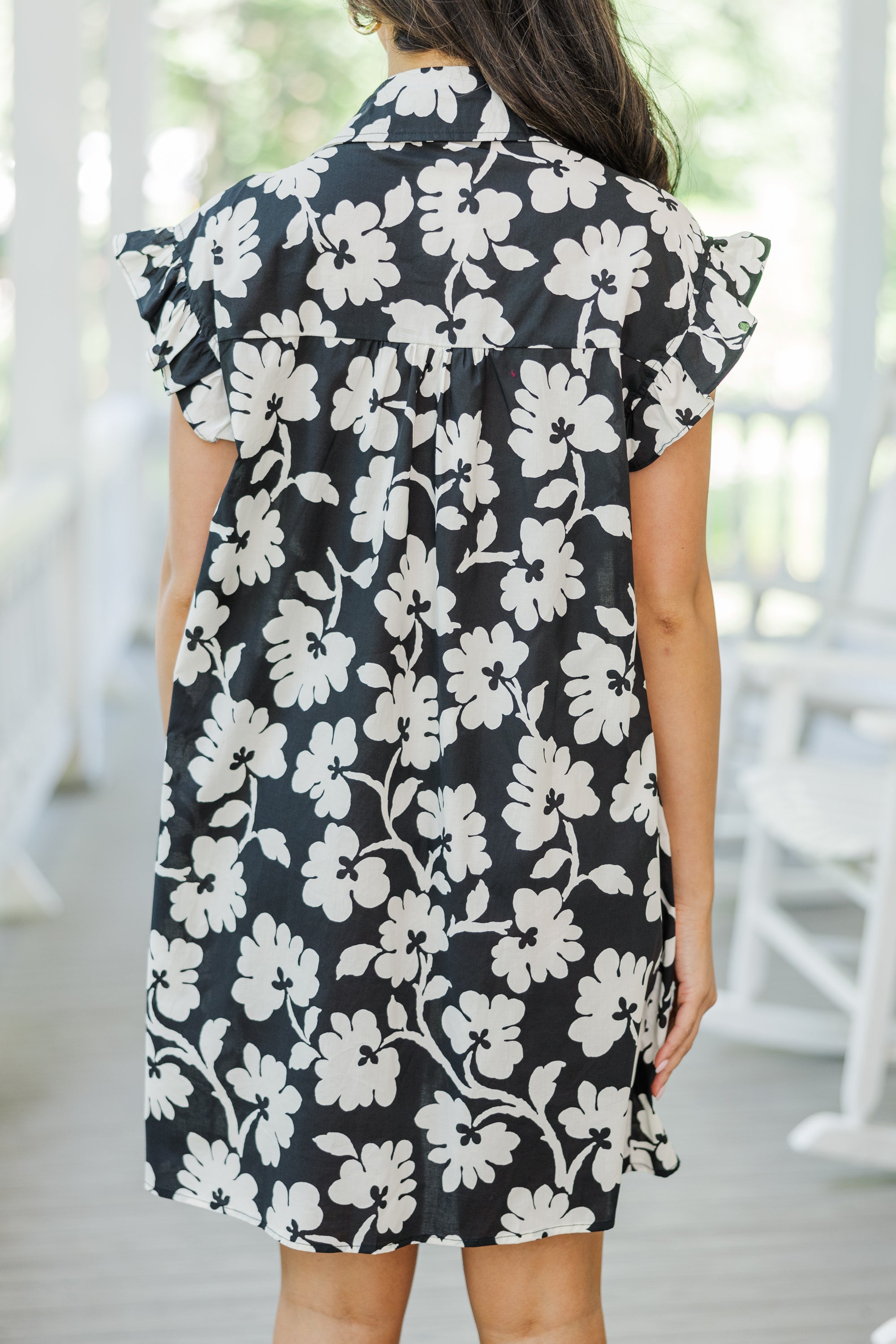 Enchanting Black Floral Babydoll Dress - A Must-Have!