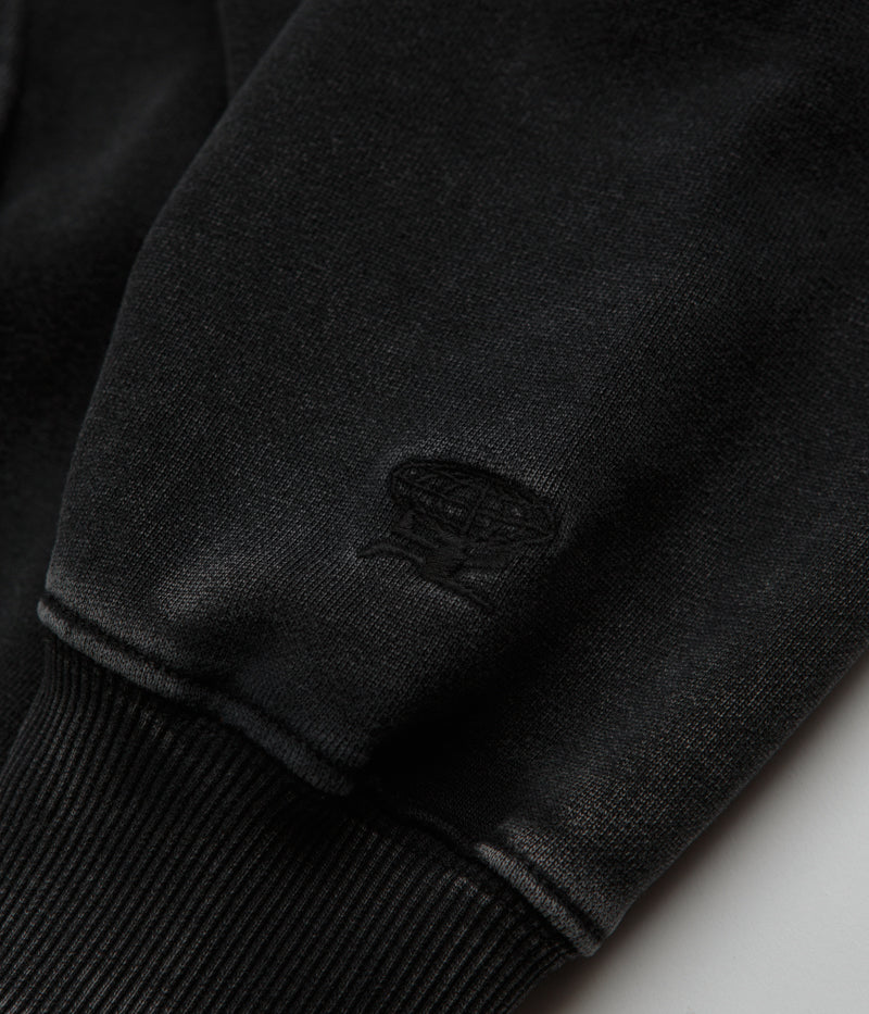 Butter Goods Stylish Washed Black Basic Hoodie - A Must-Have!
