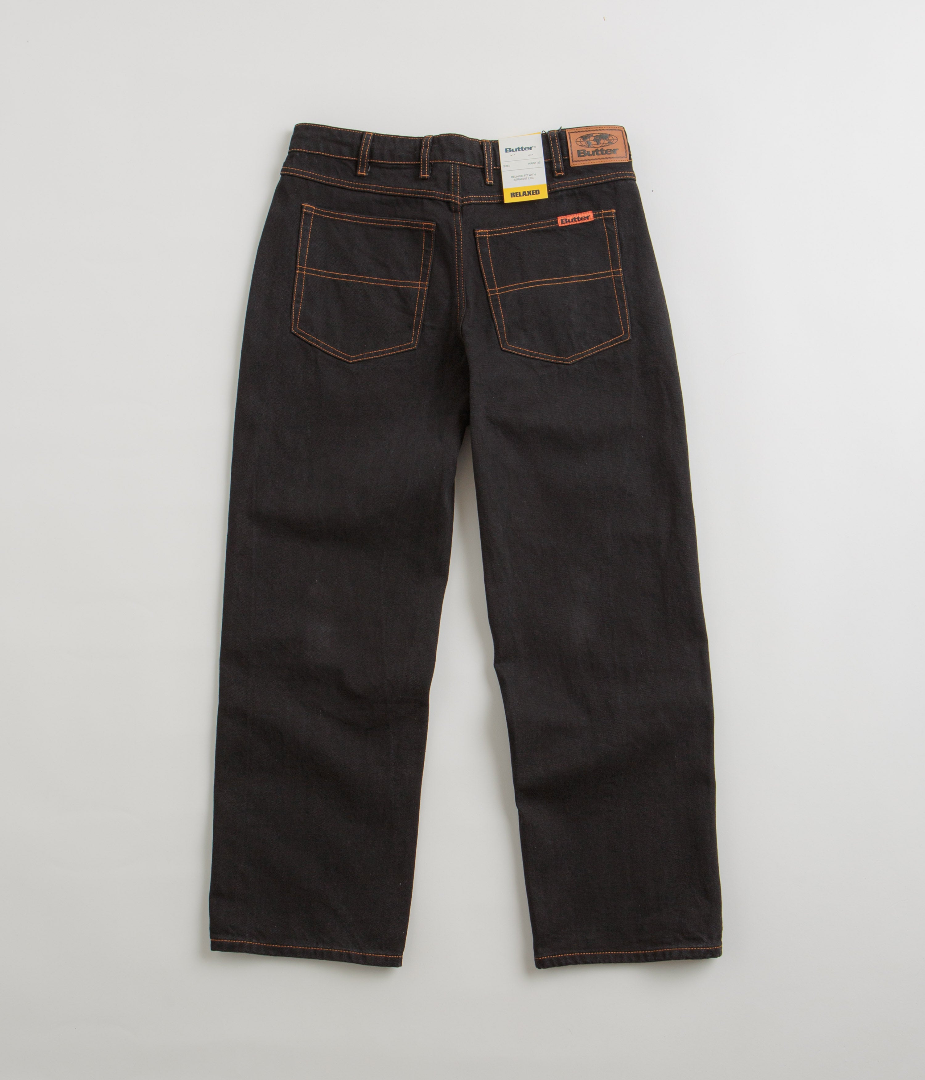 Butter Goods Washed Black Relaxed-Fit Jeans: A Skater's Dream