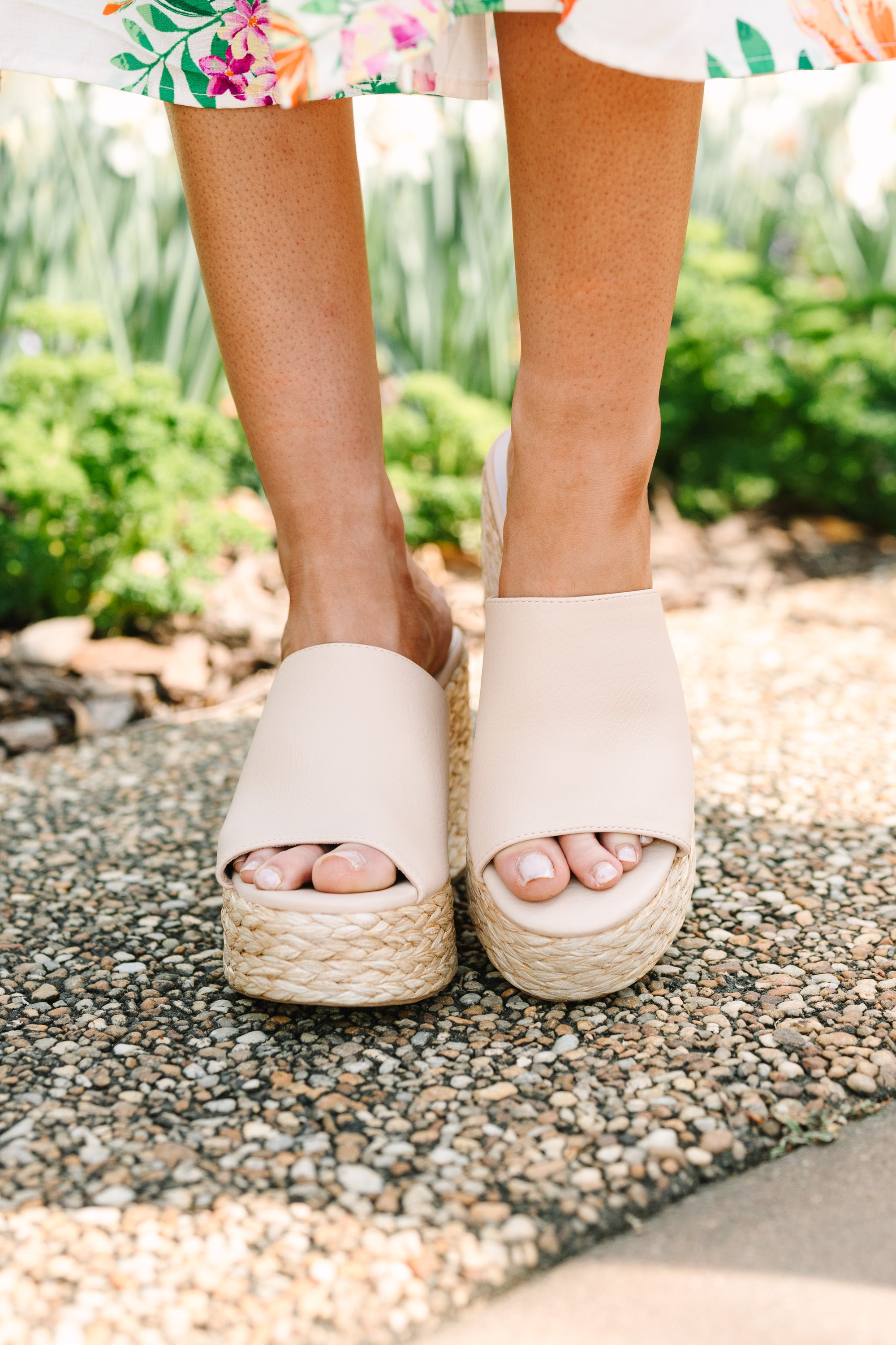 Discover Paradise: Natural Espadrille Heels