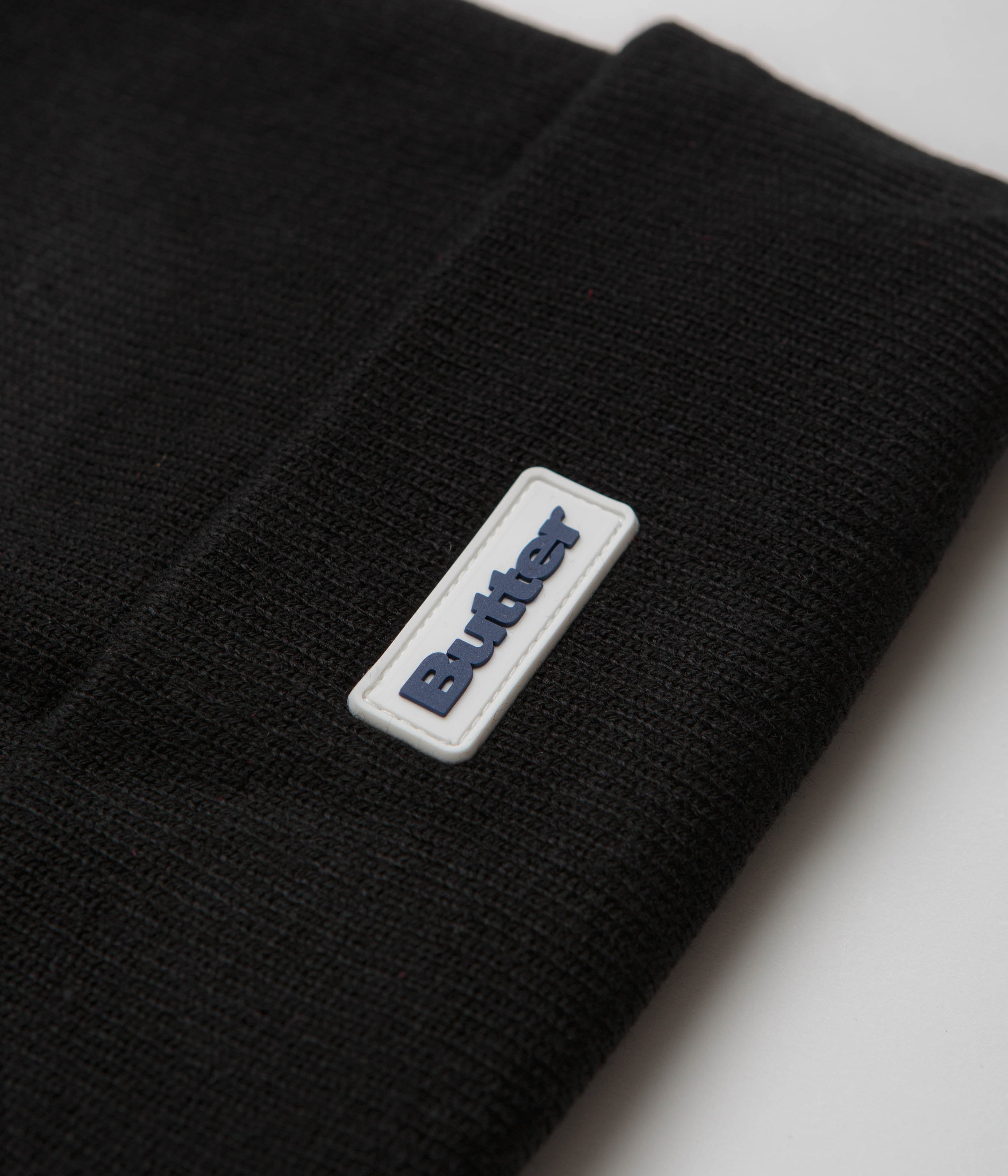 Butter Goods Stylish Tall Cuff Beanie - Classic Black