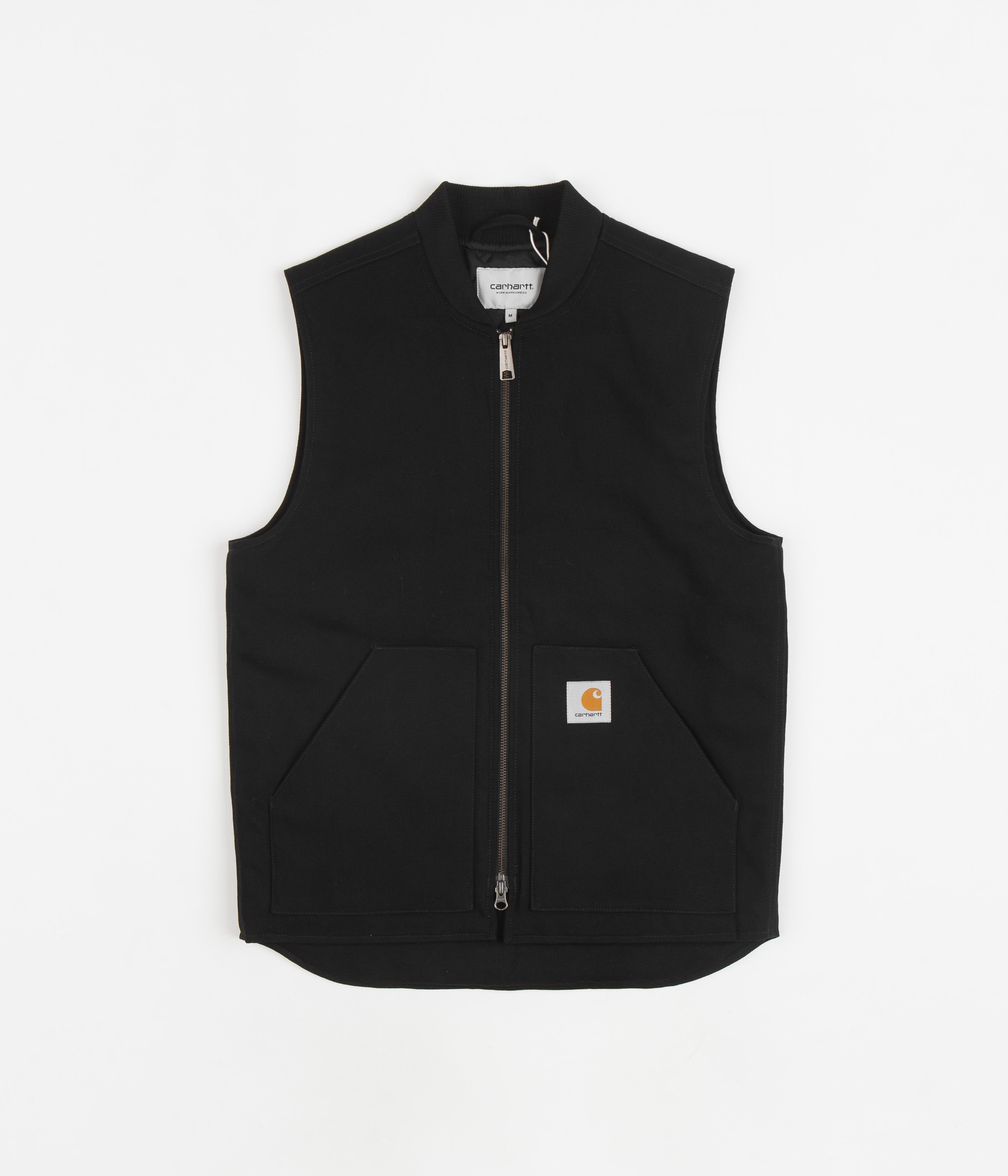 Carhartt's Sturdy Black Rigid Vest - A Timeless Classic