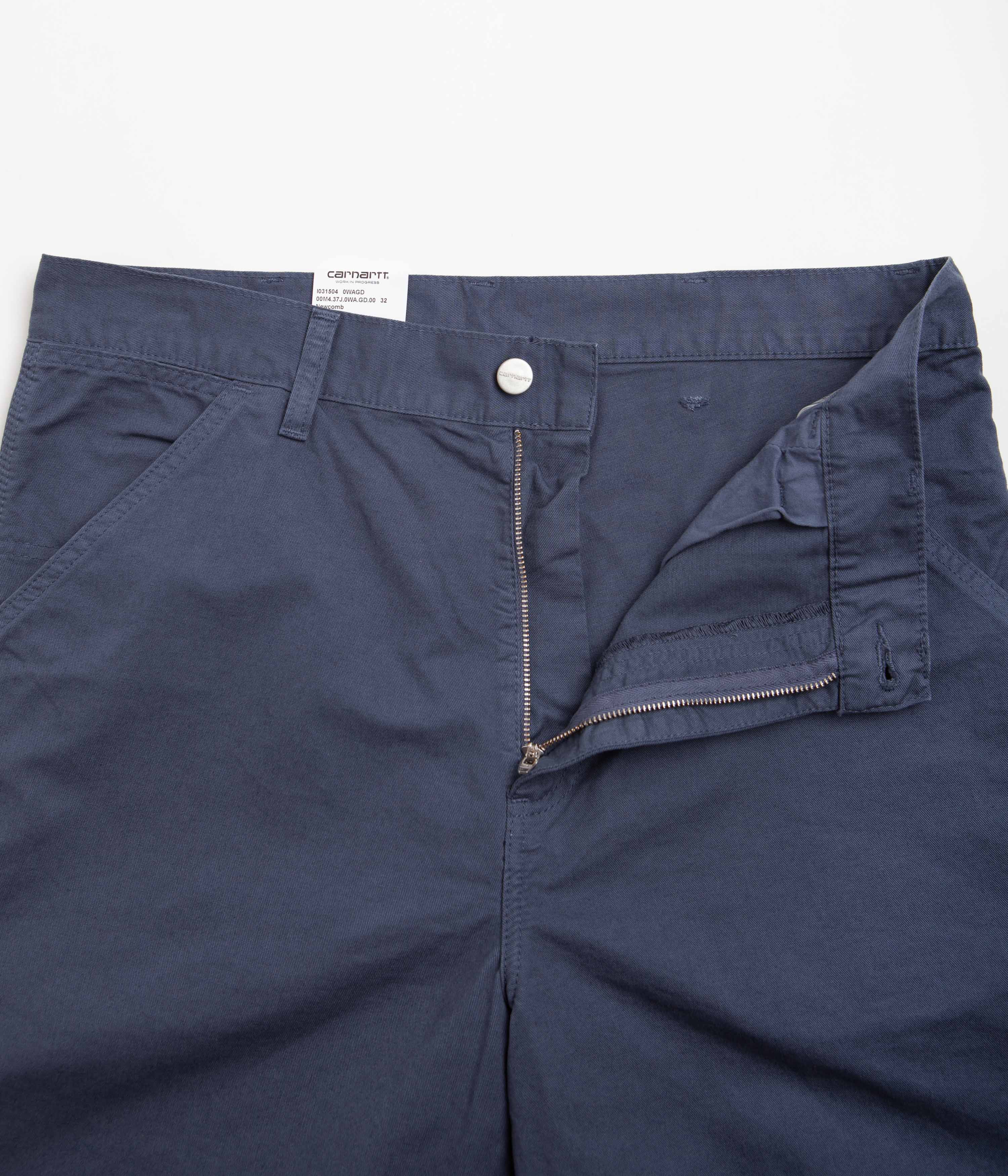 Carhartt Storm Blue Single Knee Shorts - The Ultimate Workwear Essential