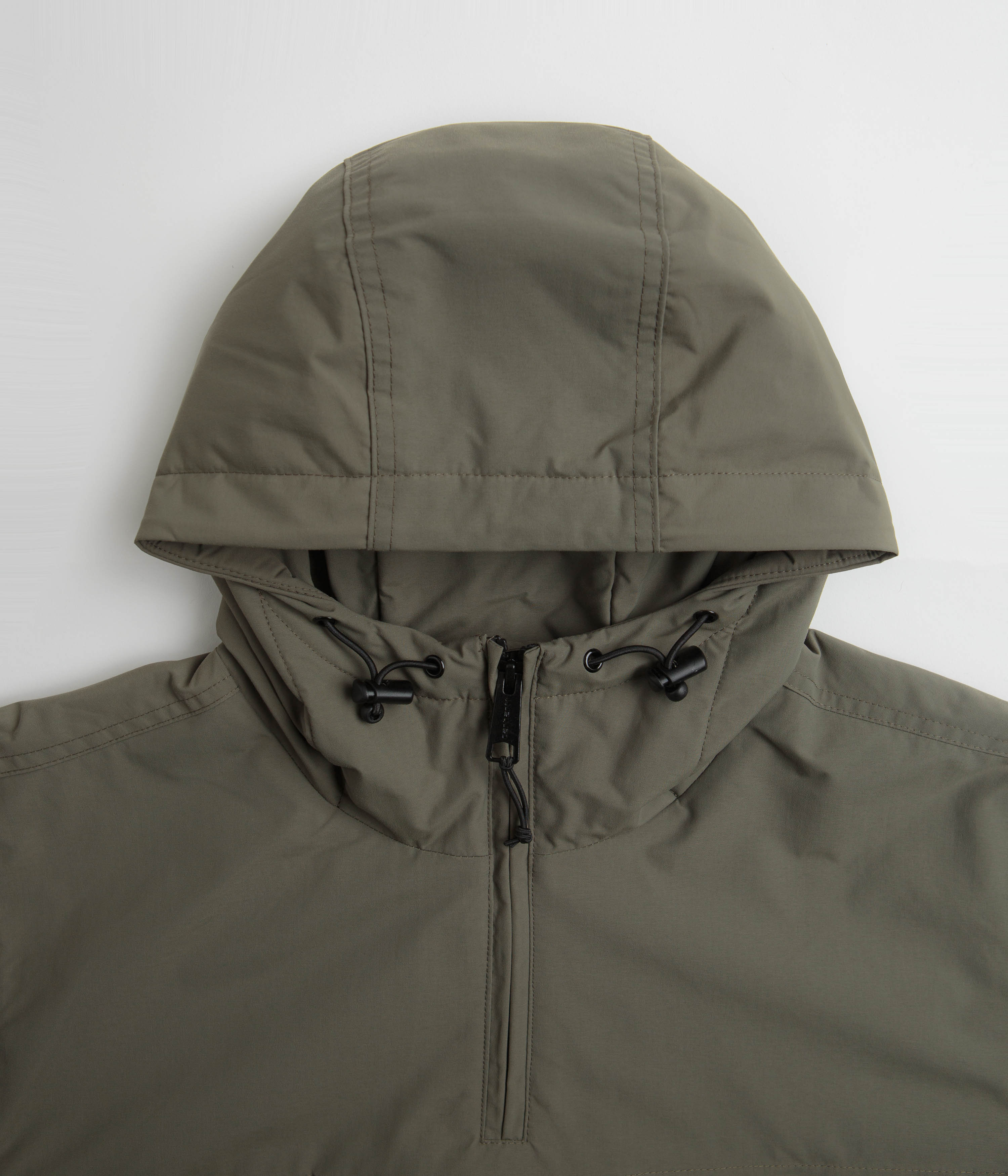 Carhartt's Stunning Seaweed & Black Windbreaker Pullover Jacket - Grab Yours Now!