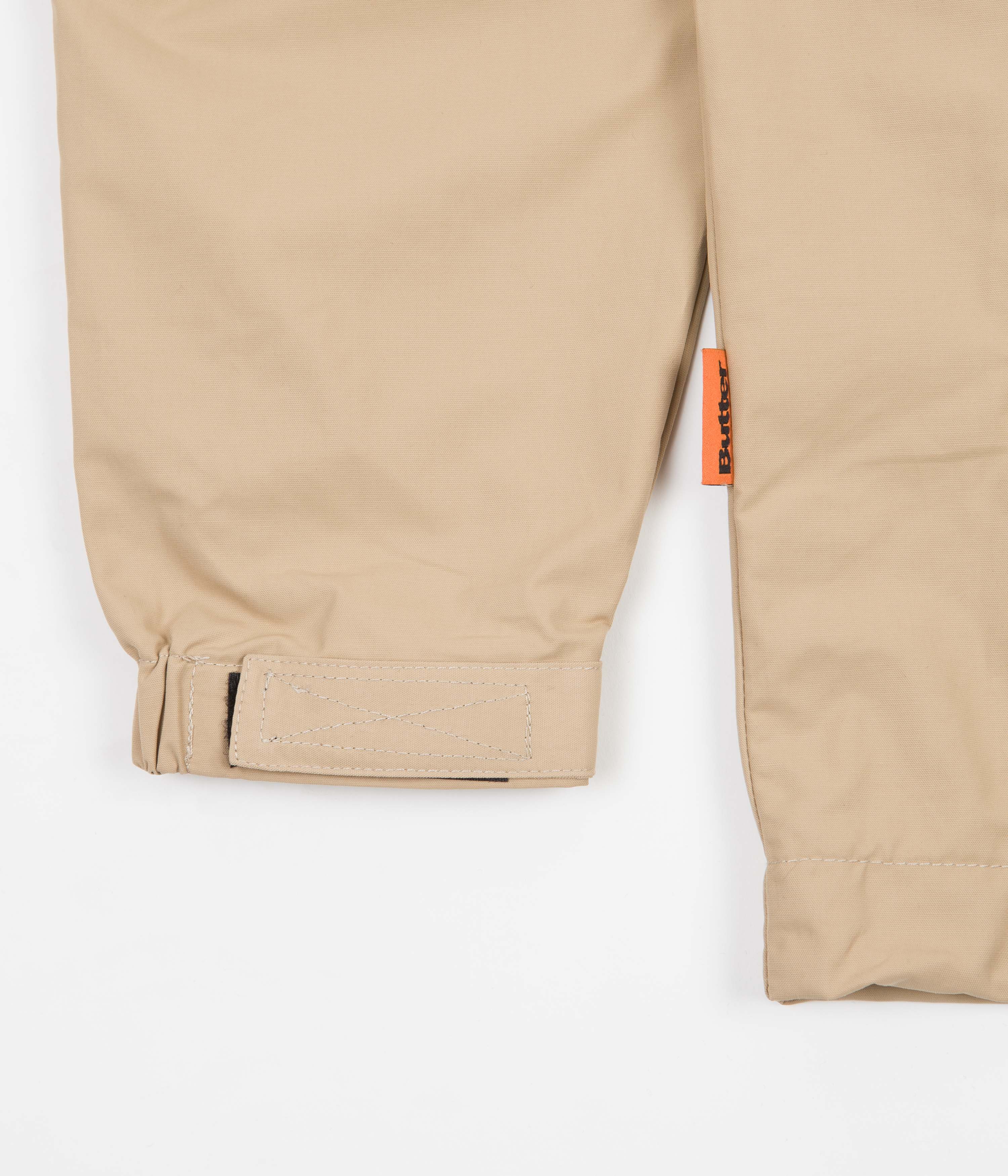 Butter Goods Khaki Spray Pullover Jacket - The Ultimate Skate and Street Essential