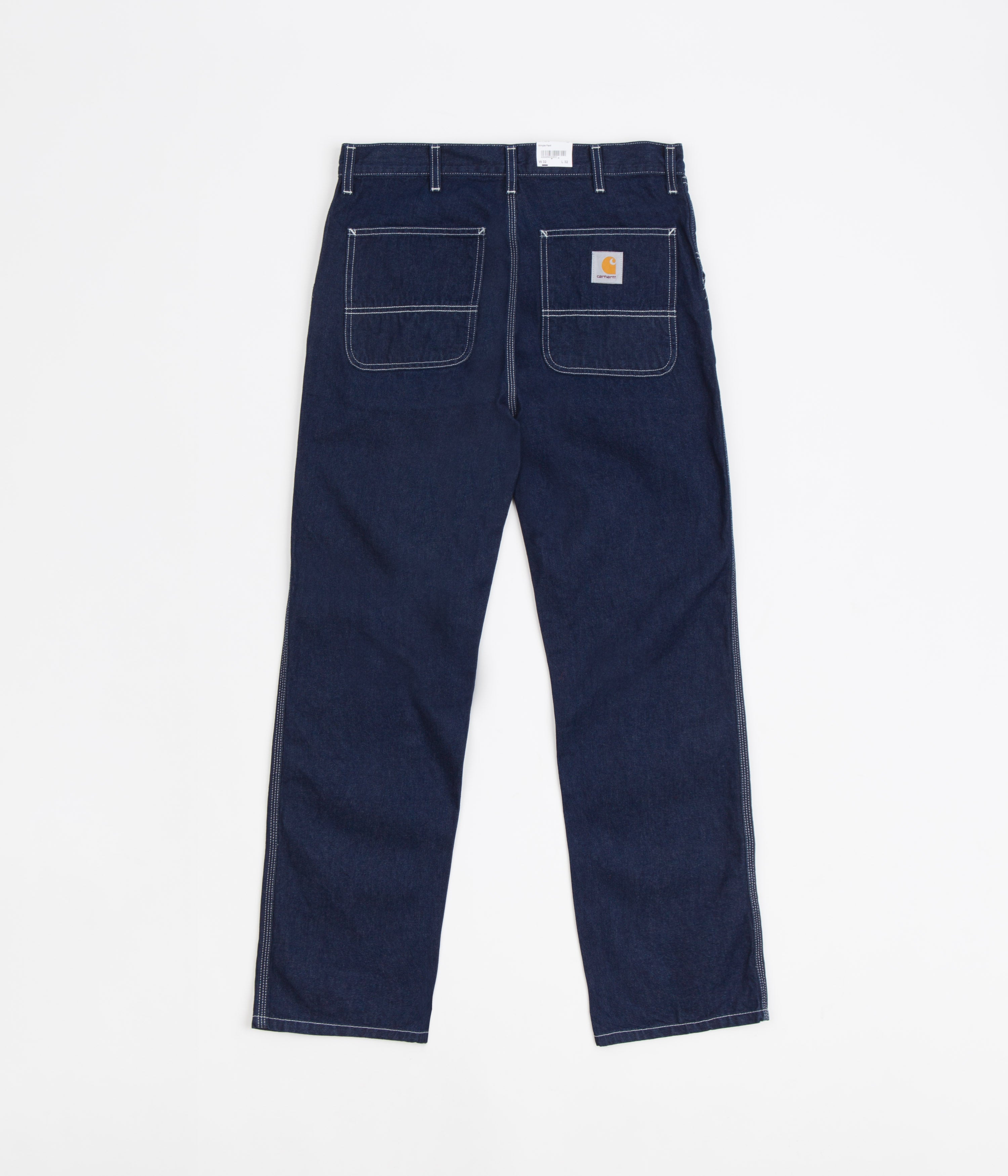 Carhartt Blue Wash Simple Denim Pants - A Timeless Style!