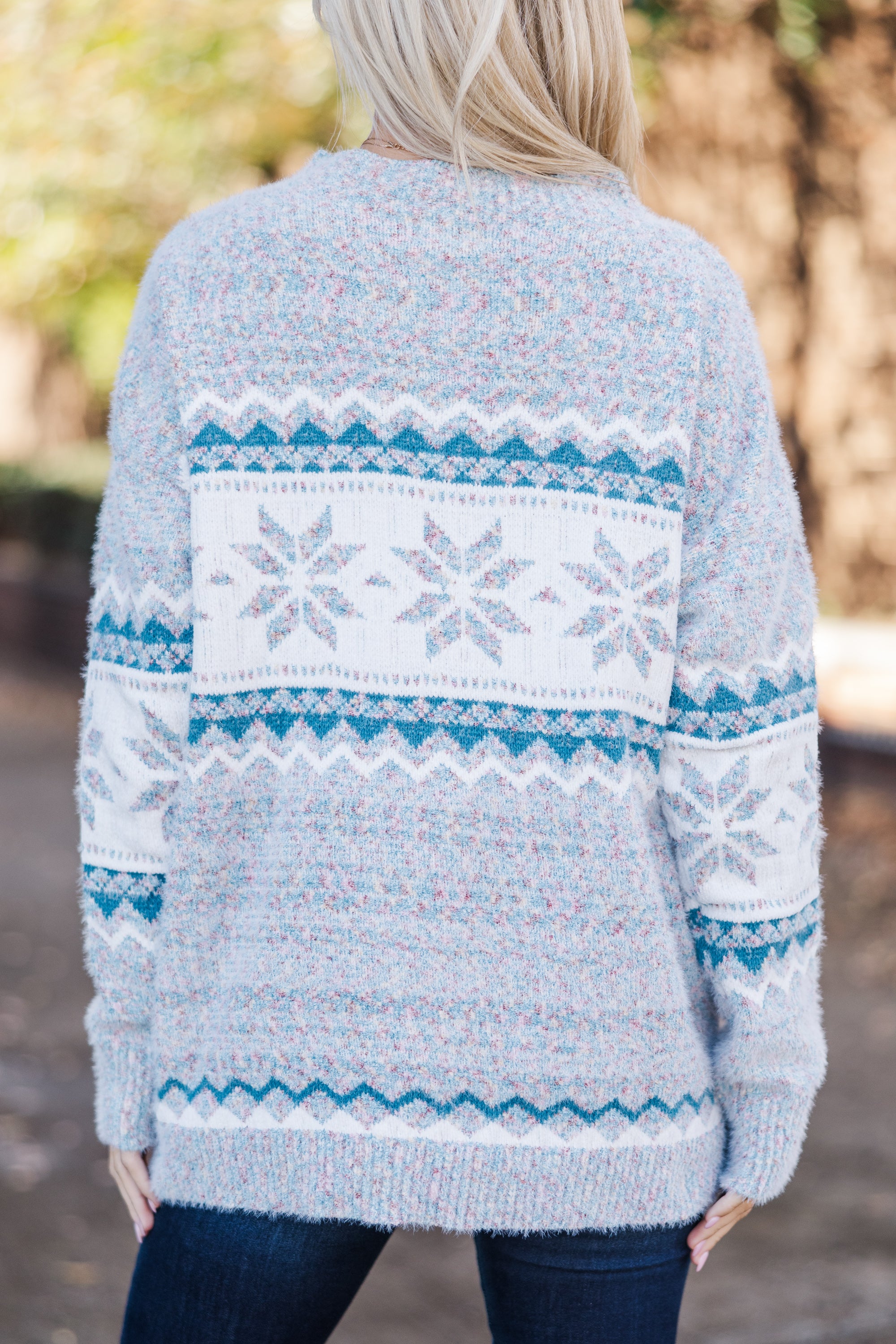 All My Life Gray Winter Enchanting Novelty Sweater