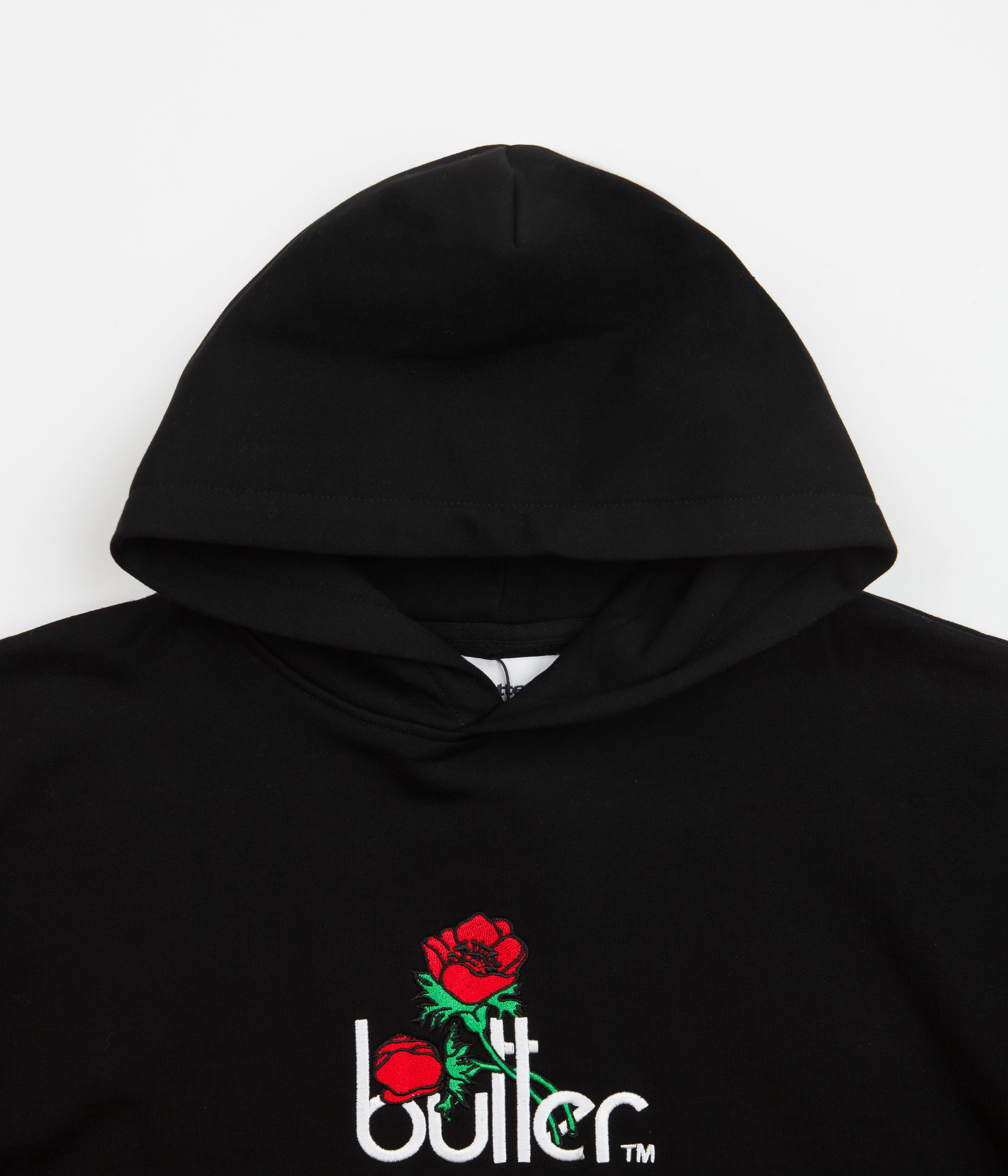 Butter Goods Windflowers Hoodie - Stunning Black