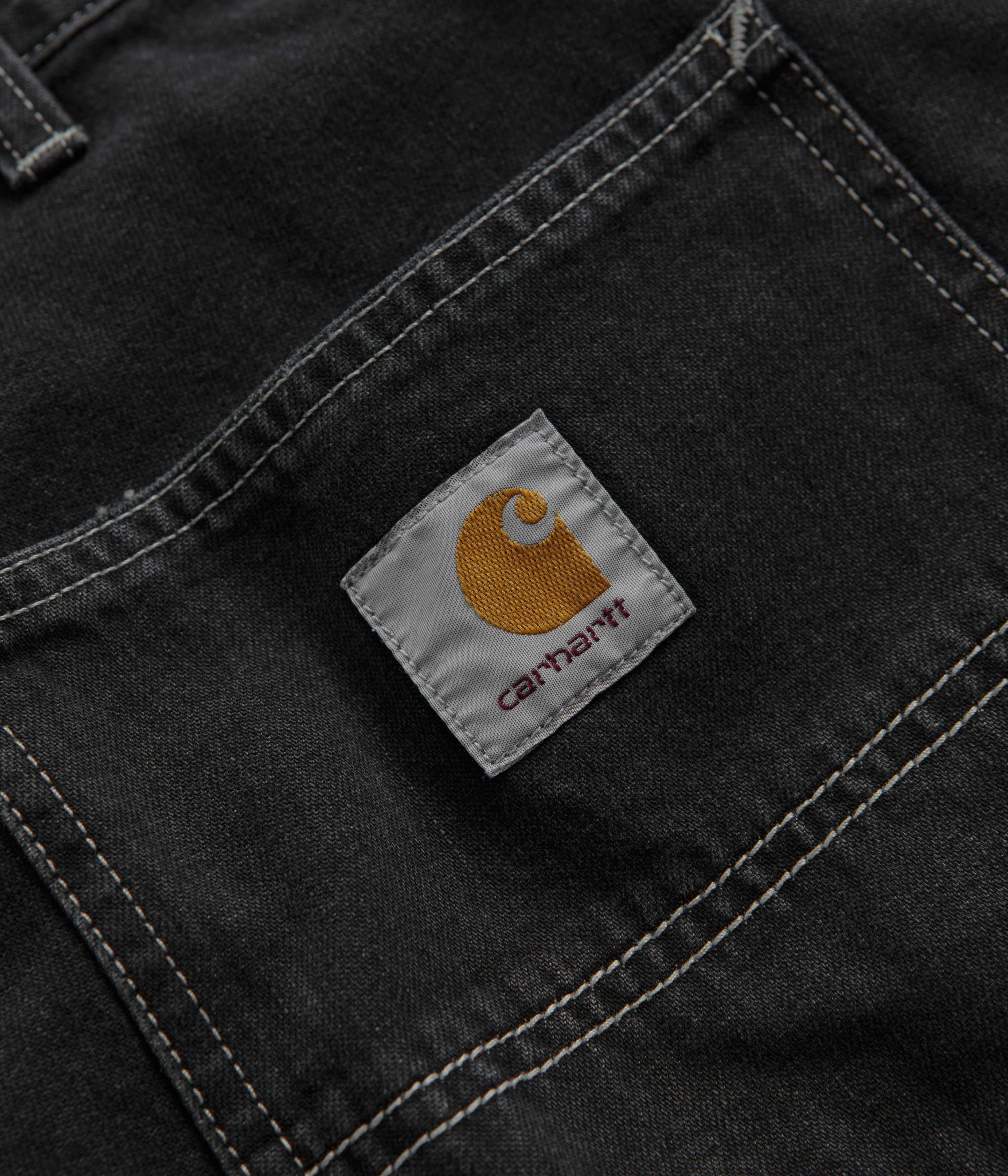 Carhartt Heavy Stone Washed Black Simple Shorts - A Must - Have!