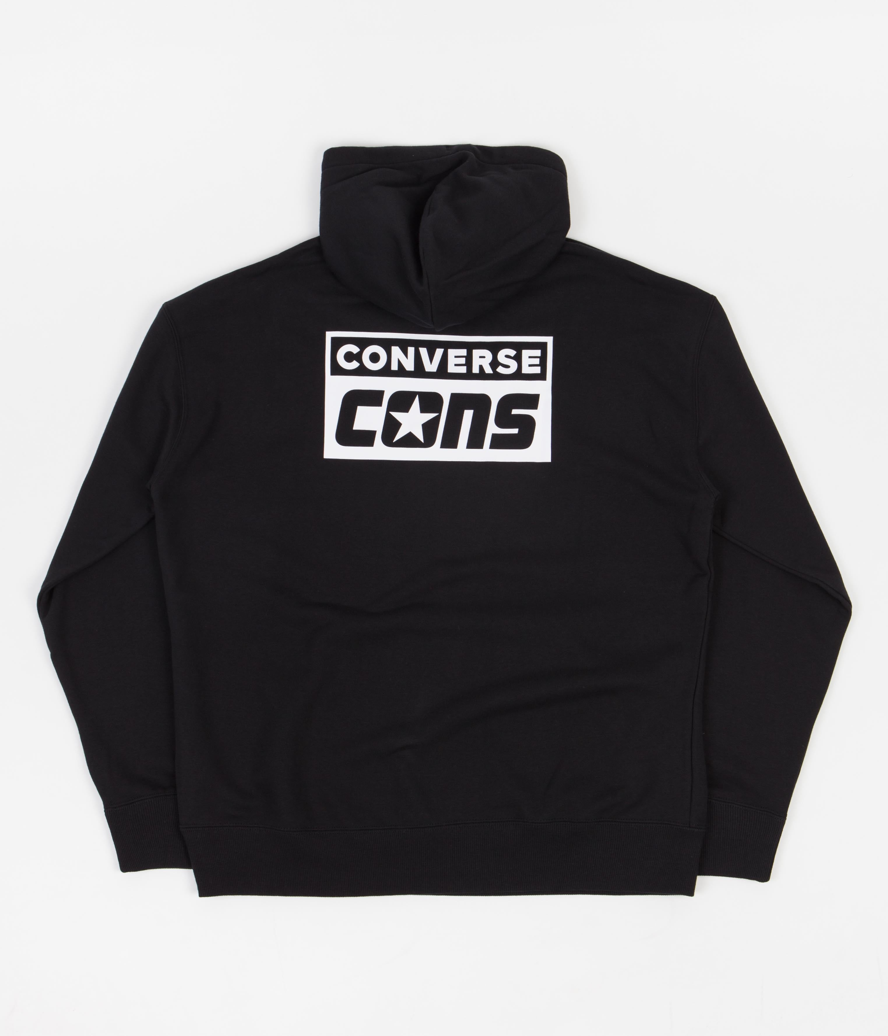 Converse Cons French Terry Hoodie - Stunning Converse Black