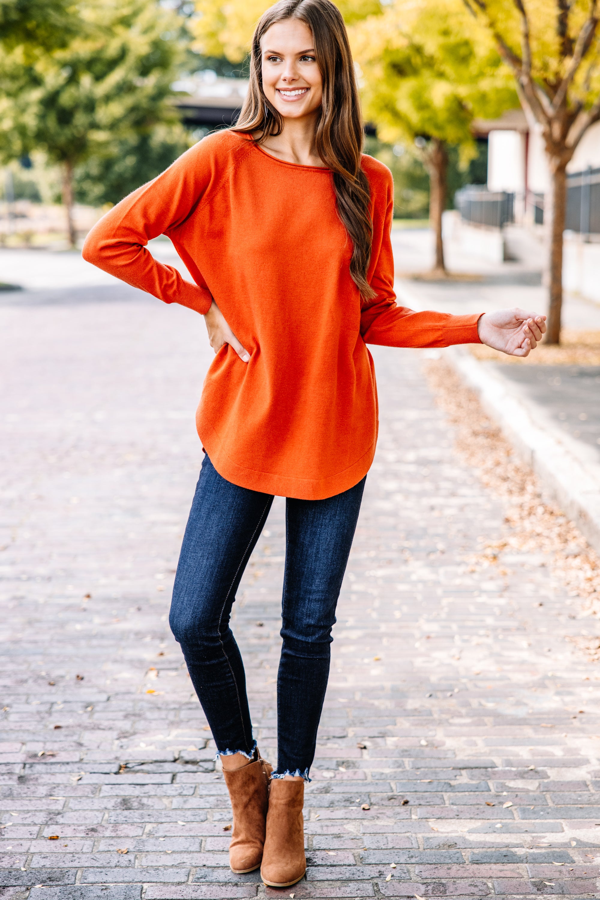 Good Girl Gone Rust Orange Classic Tunic - A Must - Have!