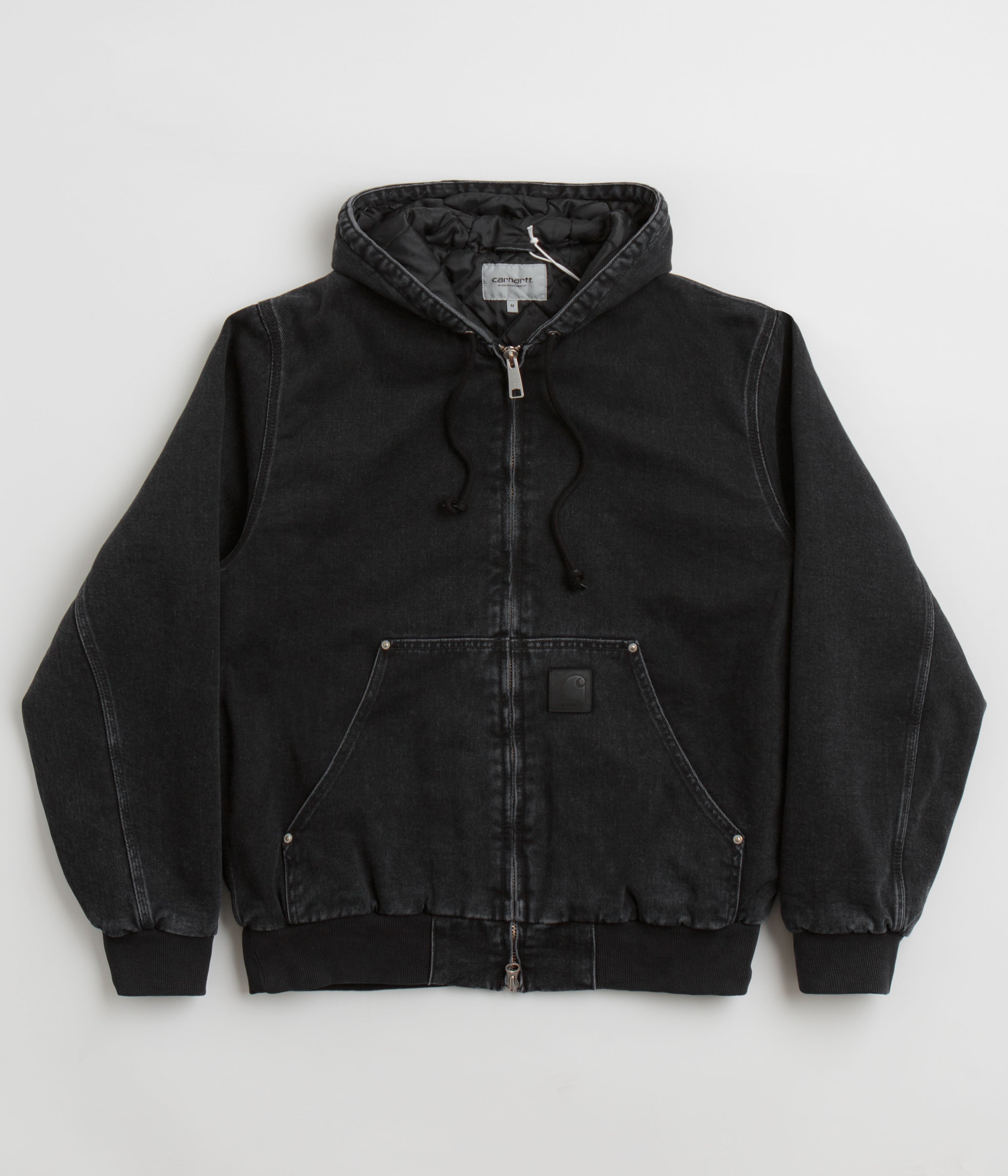 Carhartt OG Active Rivet Jacket - Stunning Black Stone Washed
