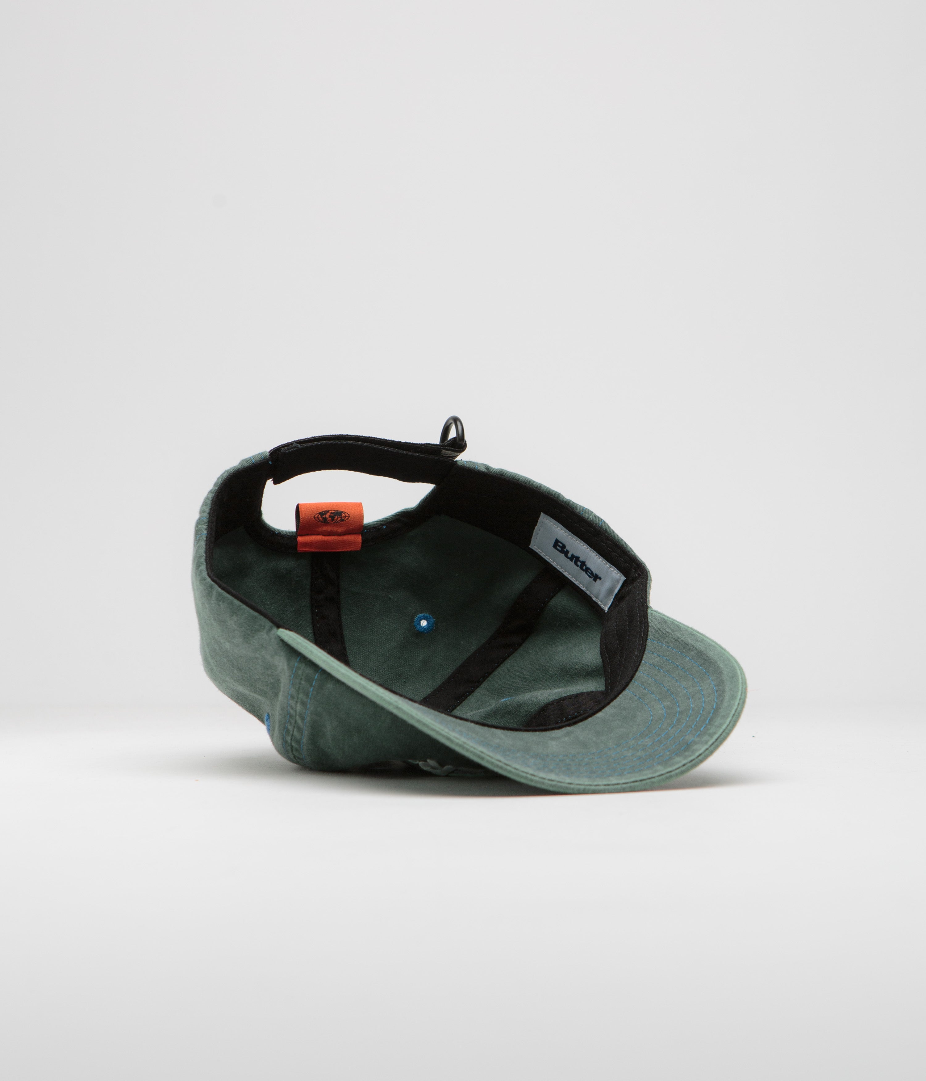 Butter Goods Washed Jade Rounded Logo Cap - Stylish Skate Essential