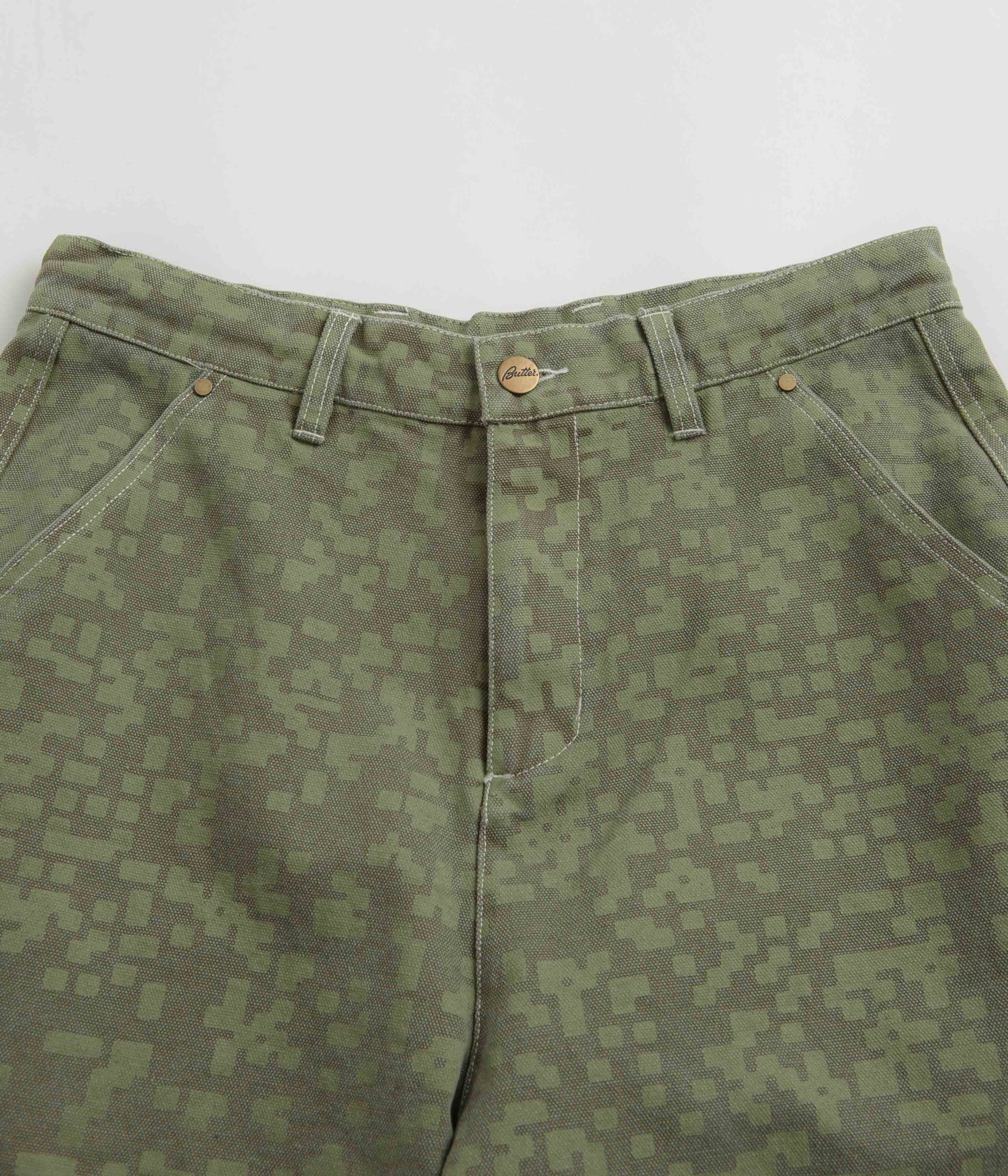 Butter Goods Army Green Work Shorts - A Must-Have!