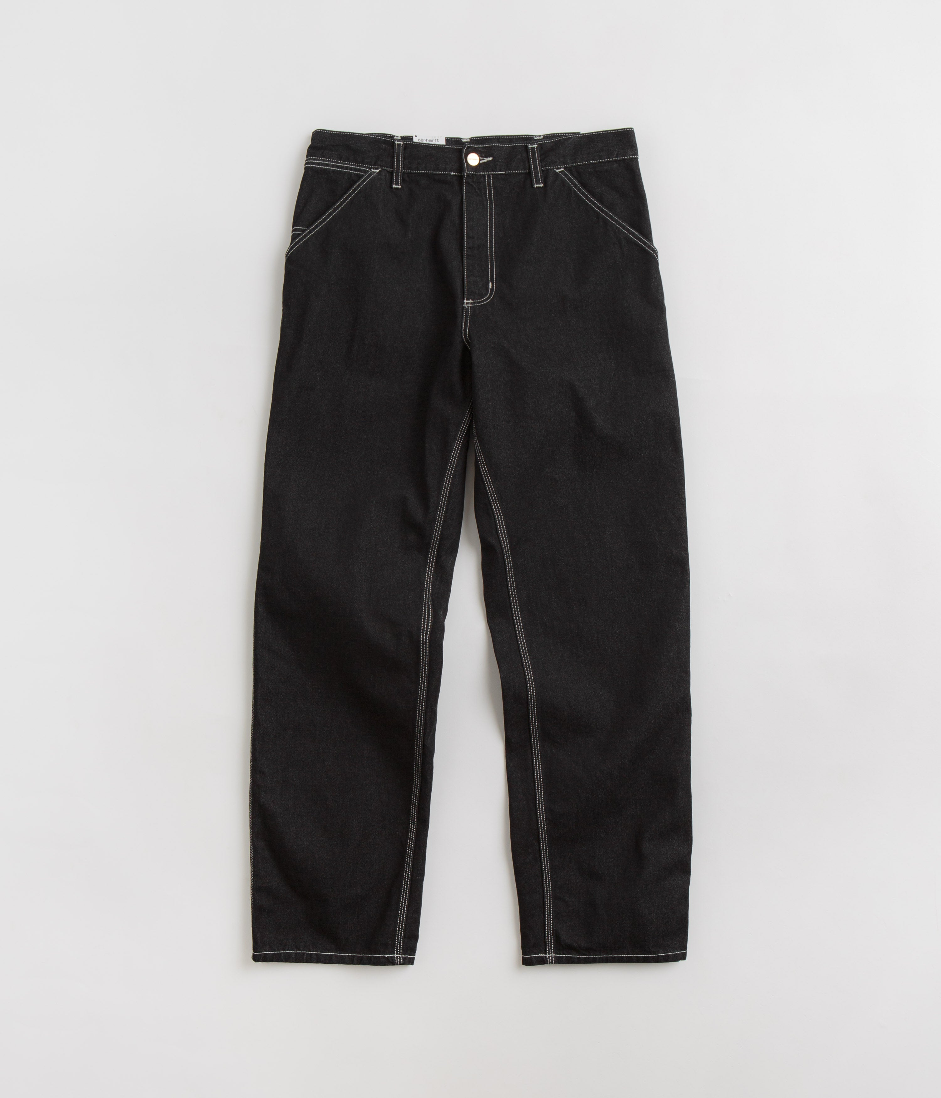 Carhartt One Wash Black Simple Pants - Timeless Style for Everyday!
