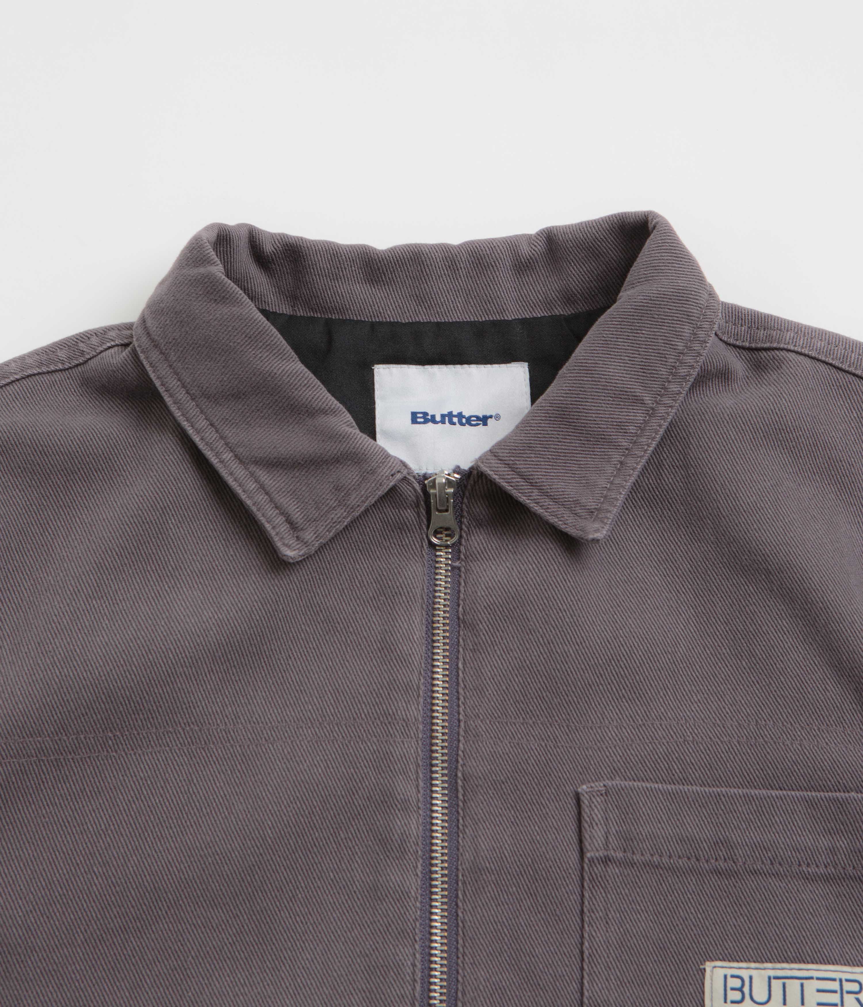 Butter Goods Dusk Washed Zip-Up Jacket - A Must-Have!