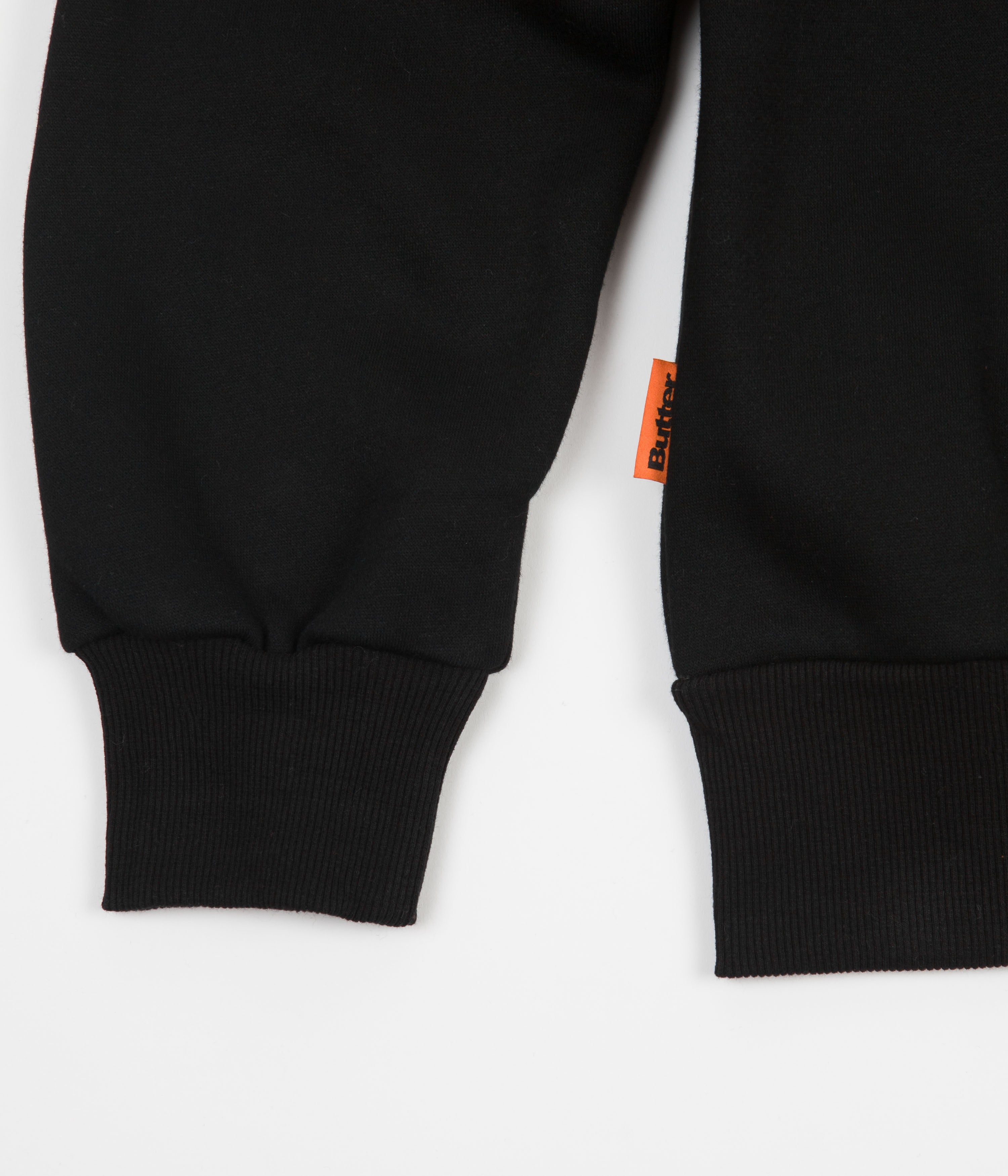 Butter Goods Tech-Inspired Black Crewneck Sweatshirt