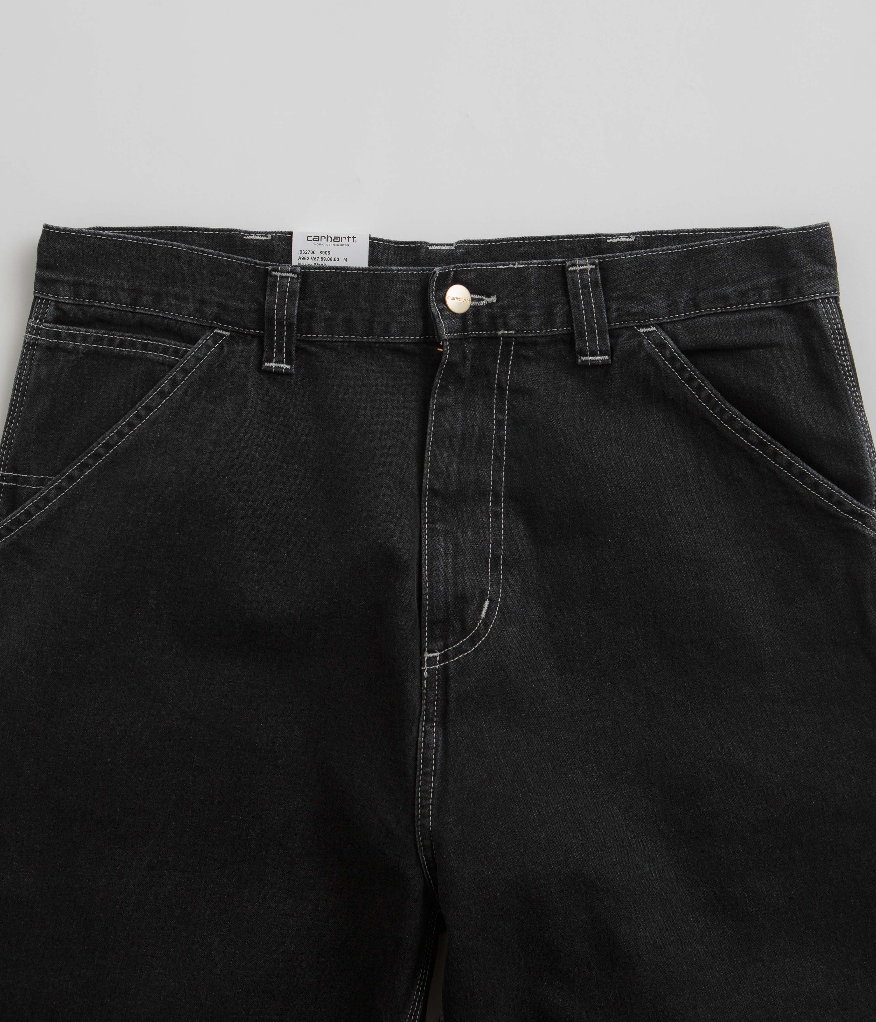 Carhartt OG Single Knee Pants - Stunning Stone Washed Black