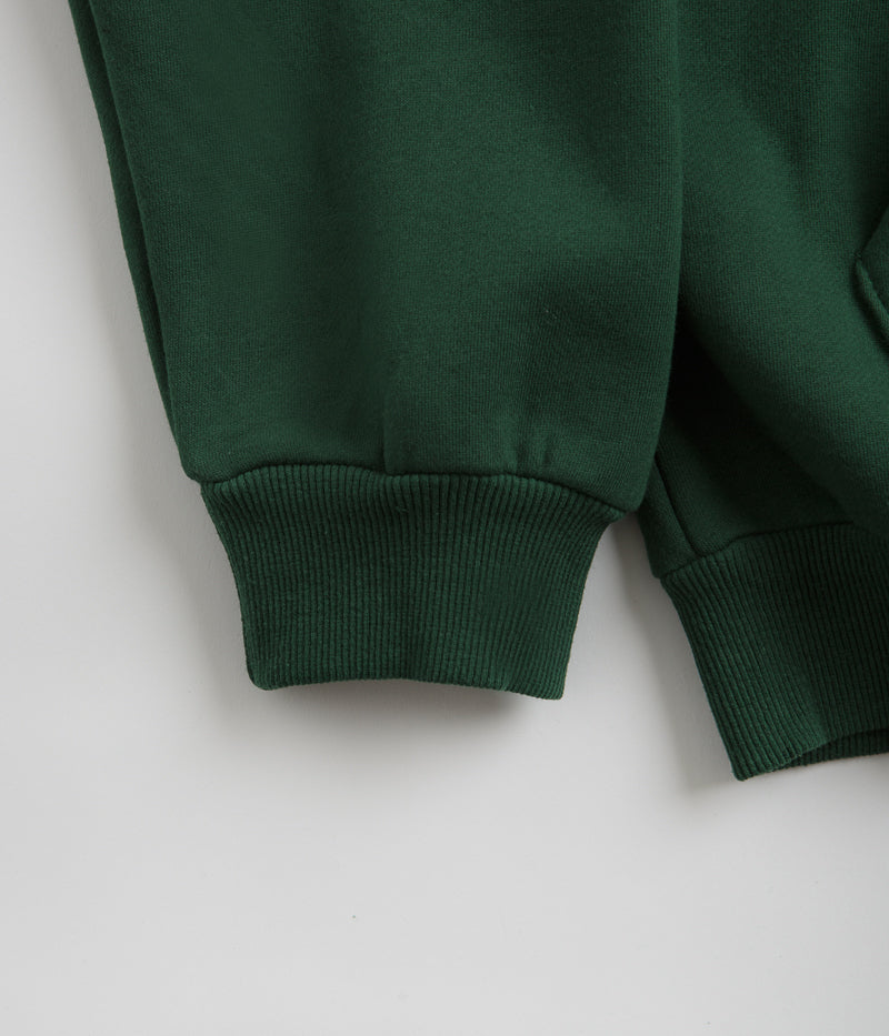 Butter Goods Forest Green Notes Embroidered Hoodie - A Must-Have!