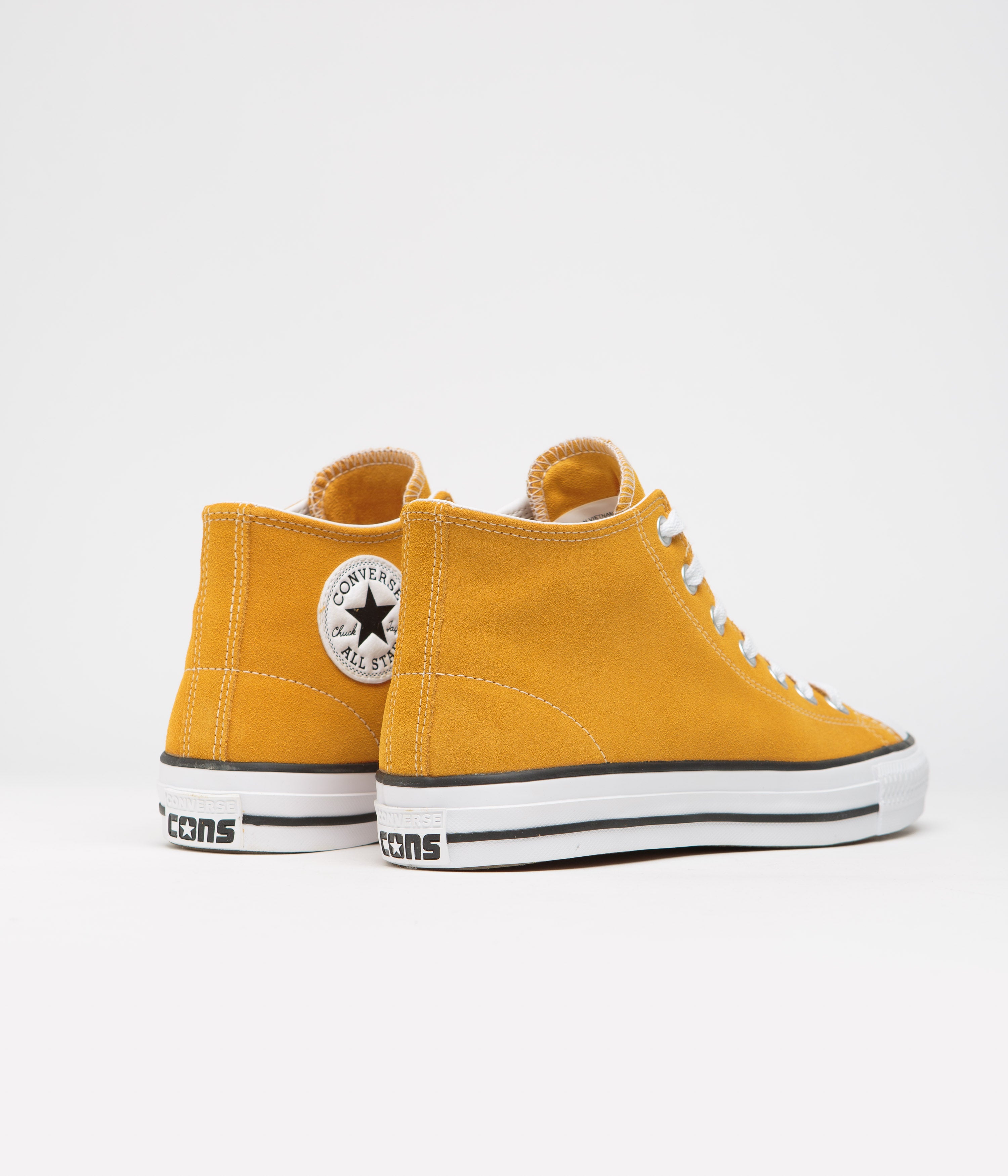 Converse CTAS Pro Mid Shoes - Stunning Sunflower Gold / White / Black