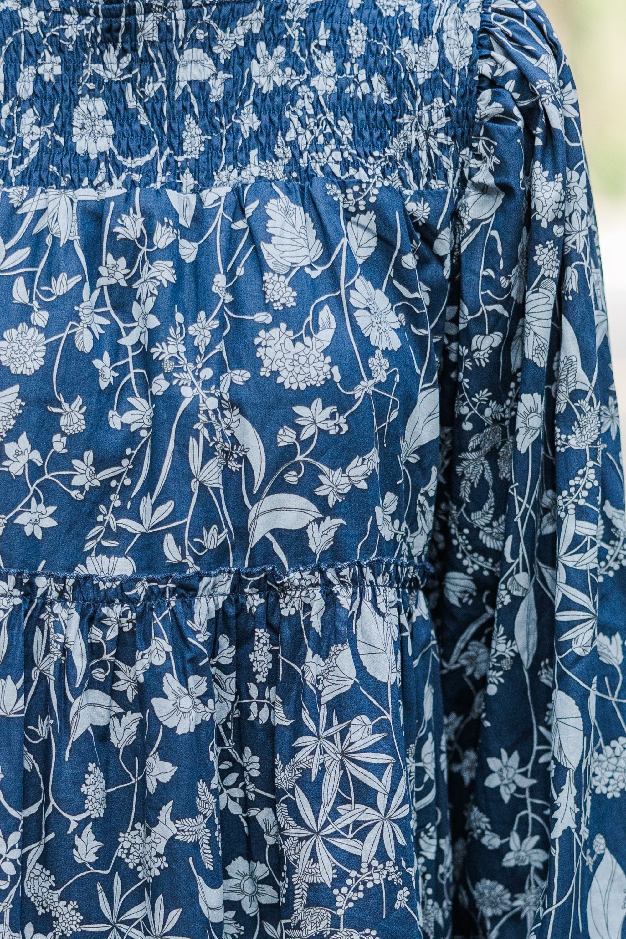 Be Your Best Navy Toile Babydoll Dress - The Ultimate Autumn Style