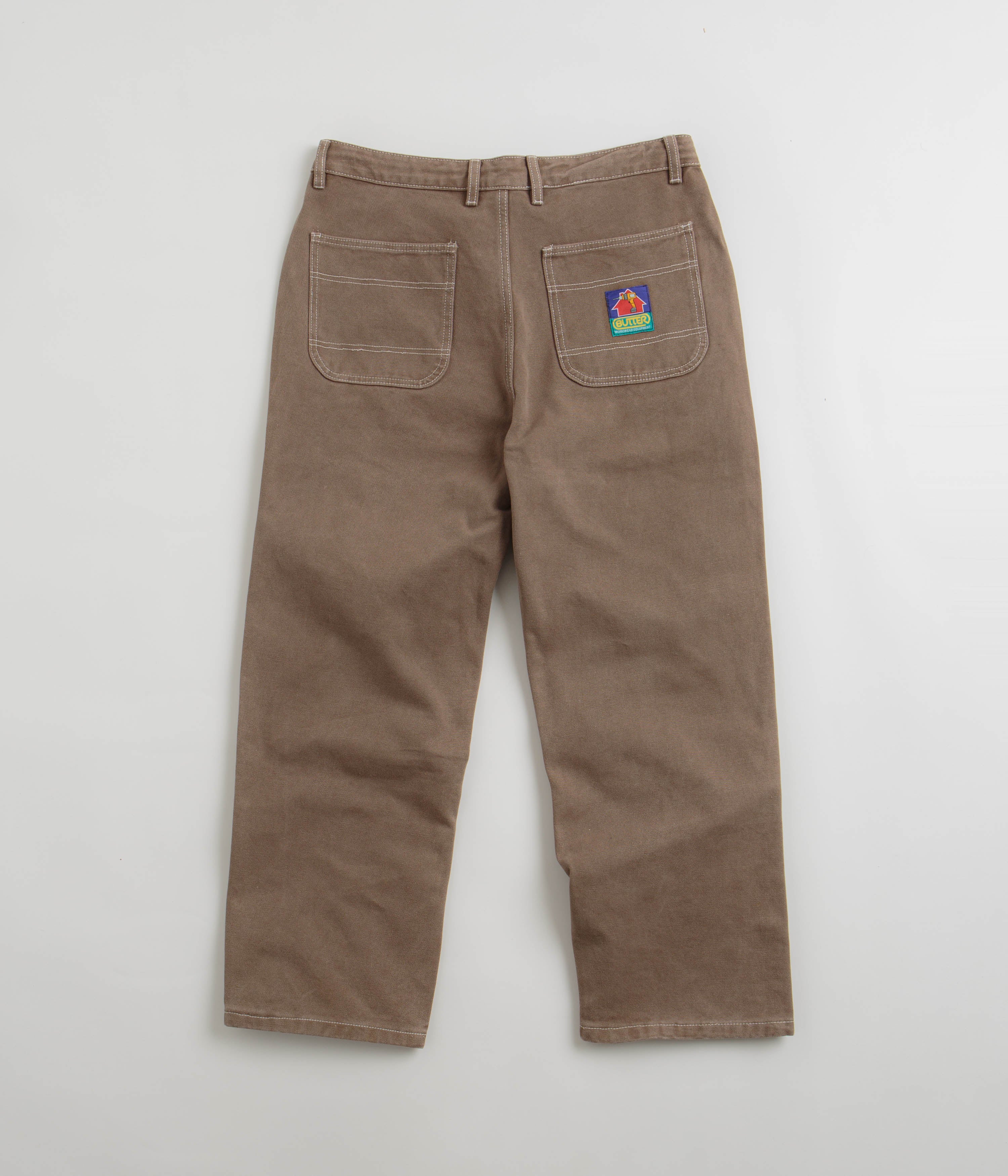Butter Goods Washed Brown Double Knee Work Pants - A Skater's Dream!