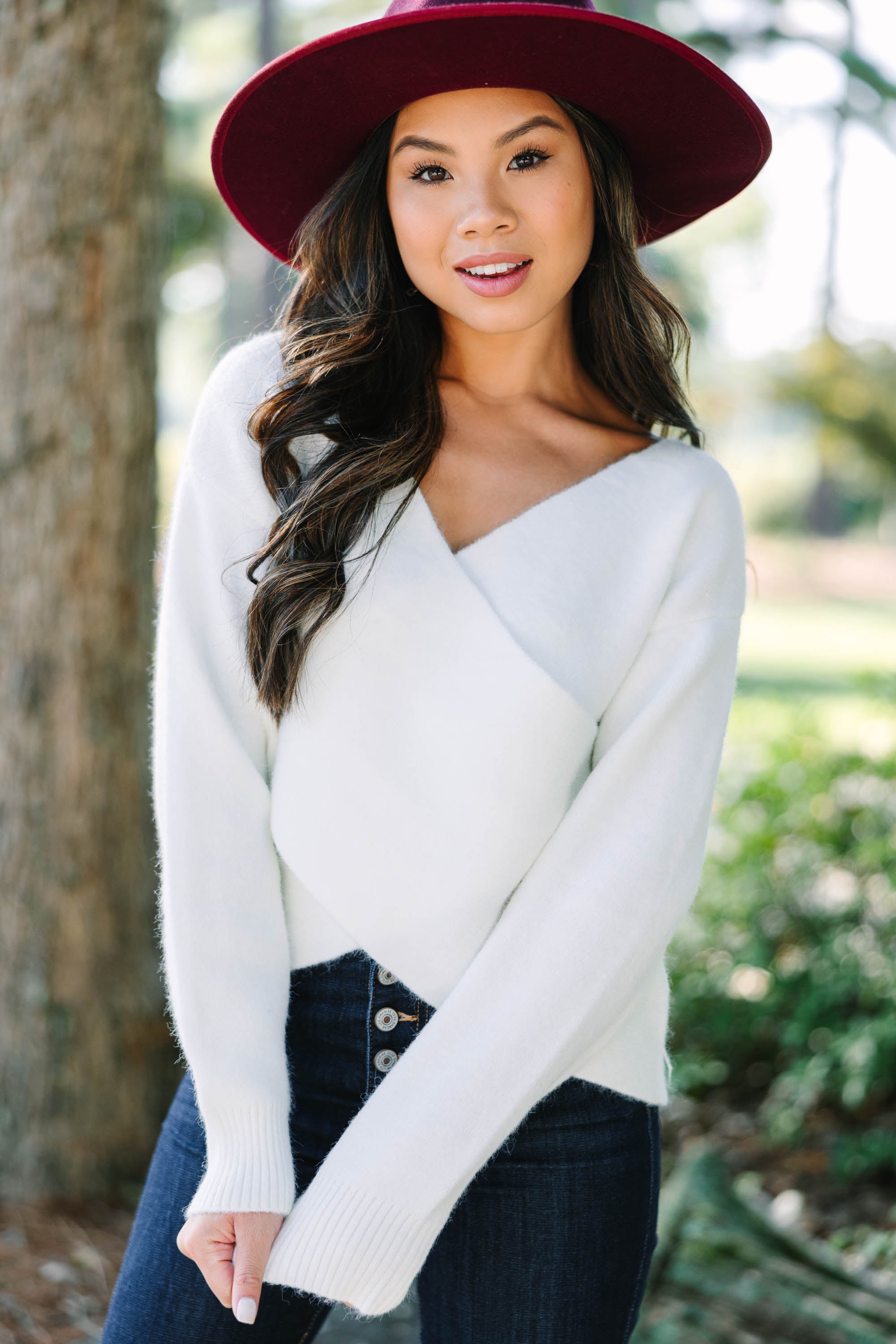 Gorgeous Ivory White Sweater for Your Best Self