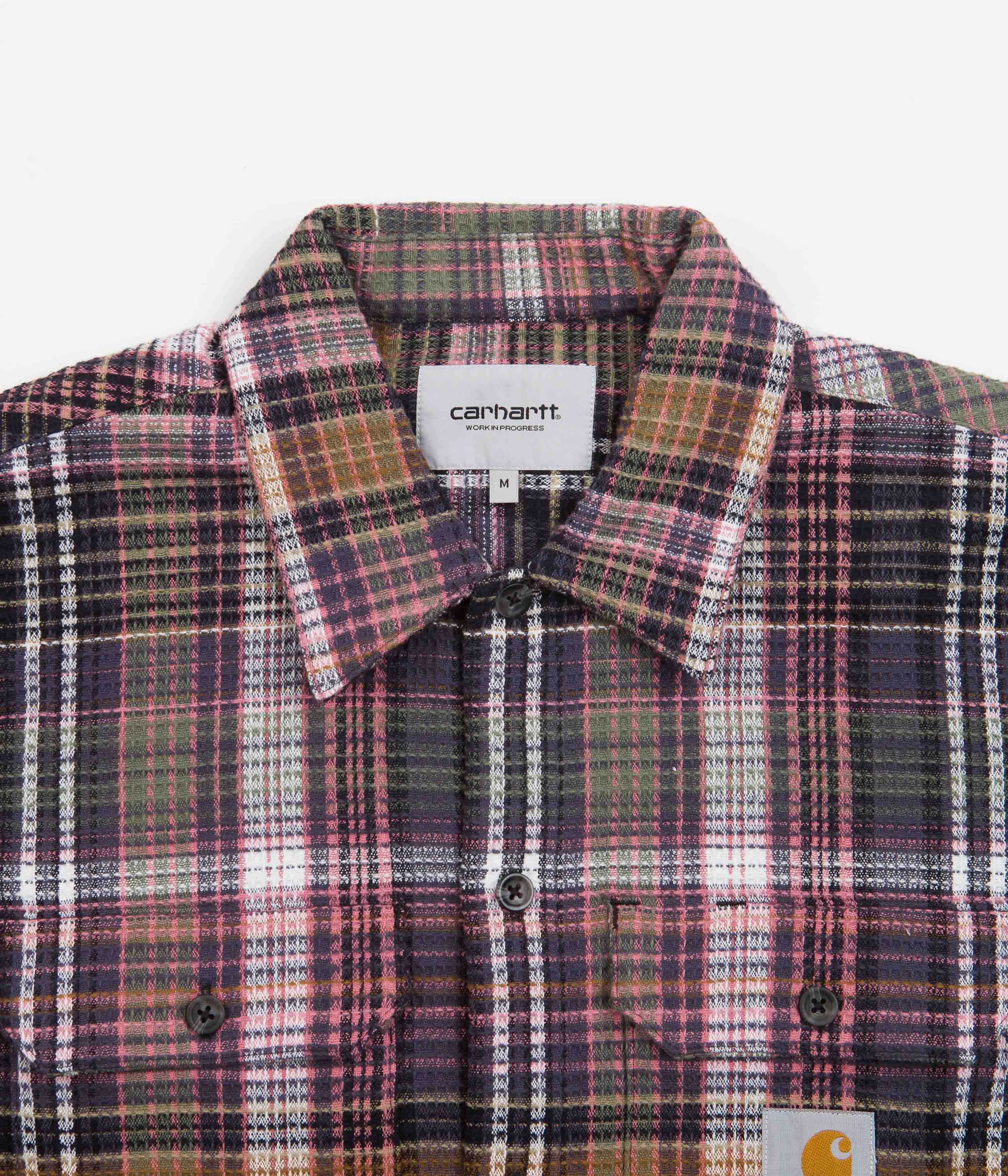 Carhartt Valmon Shirt - Stunning Valmon Check in Hamilton Brown
