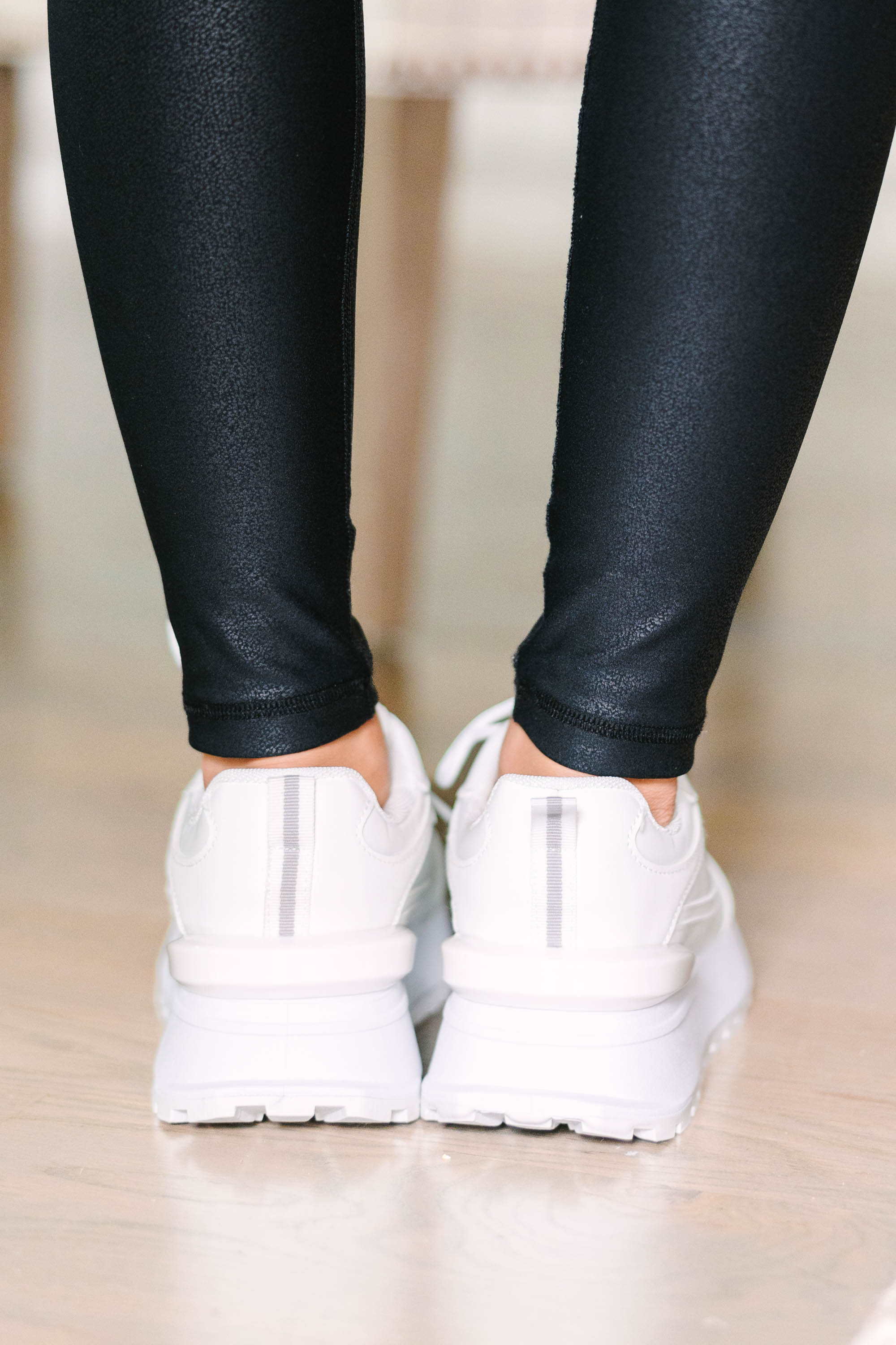Be Bold! Stunning White Platform Sneakers