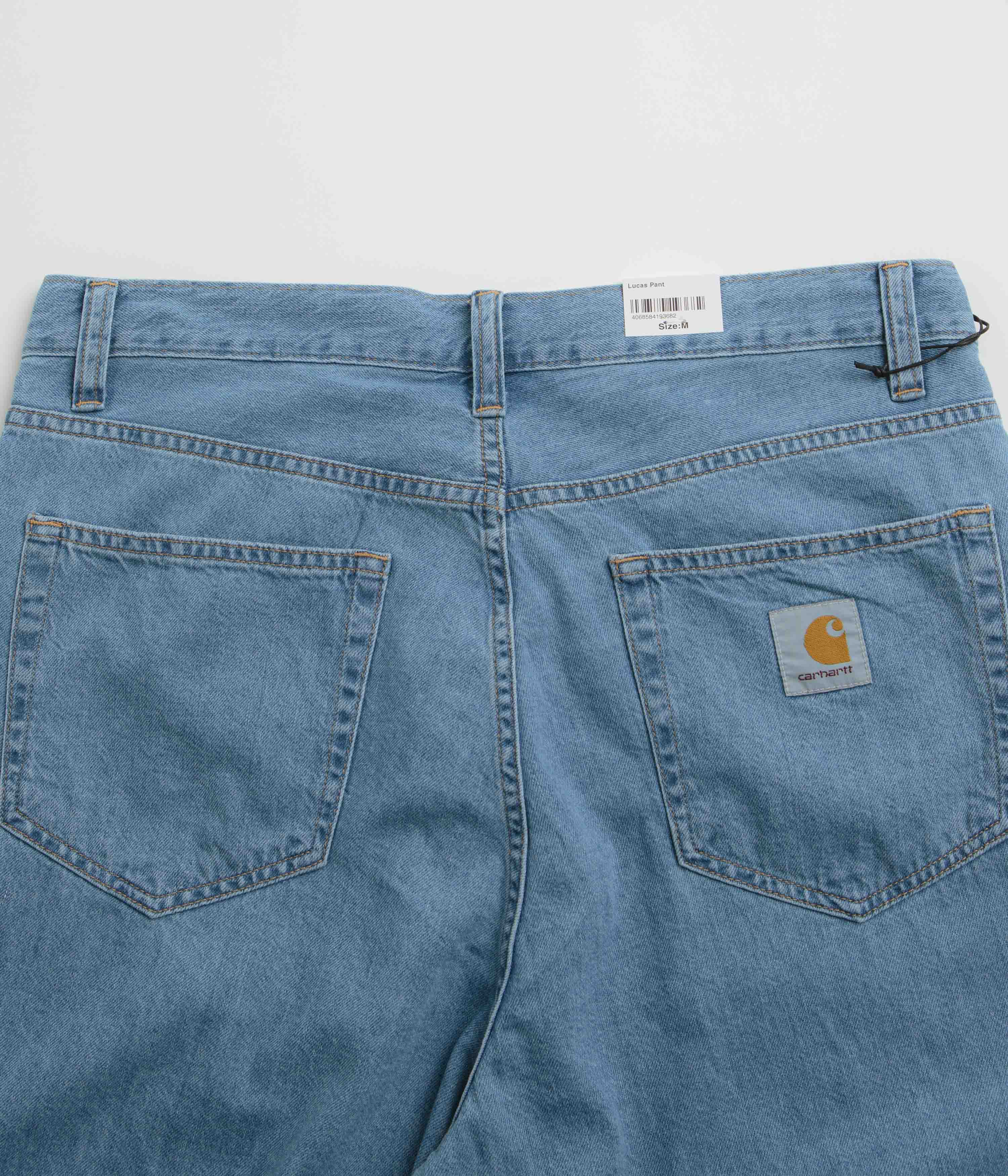 Carhartt Lucas Blue Bleached Pants - A Must-Have!