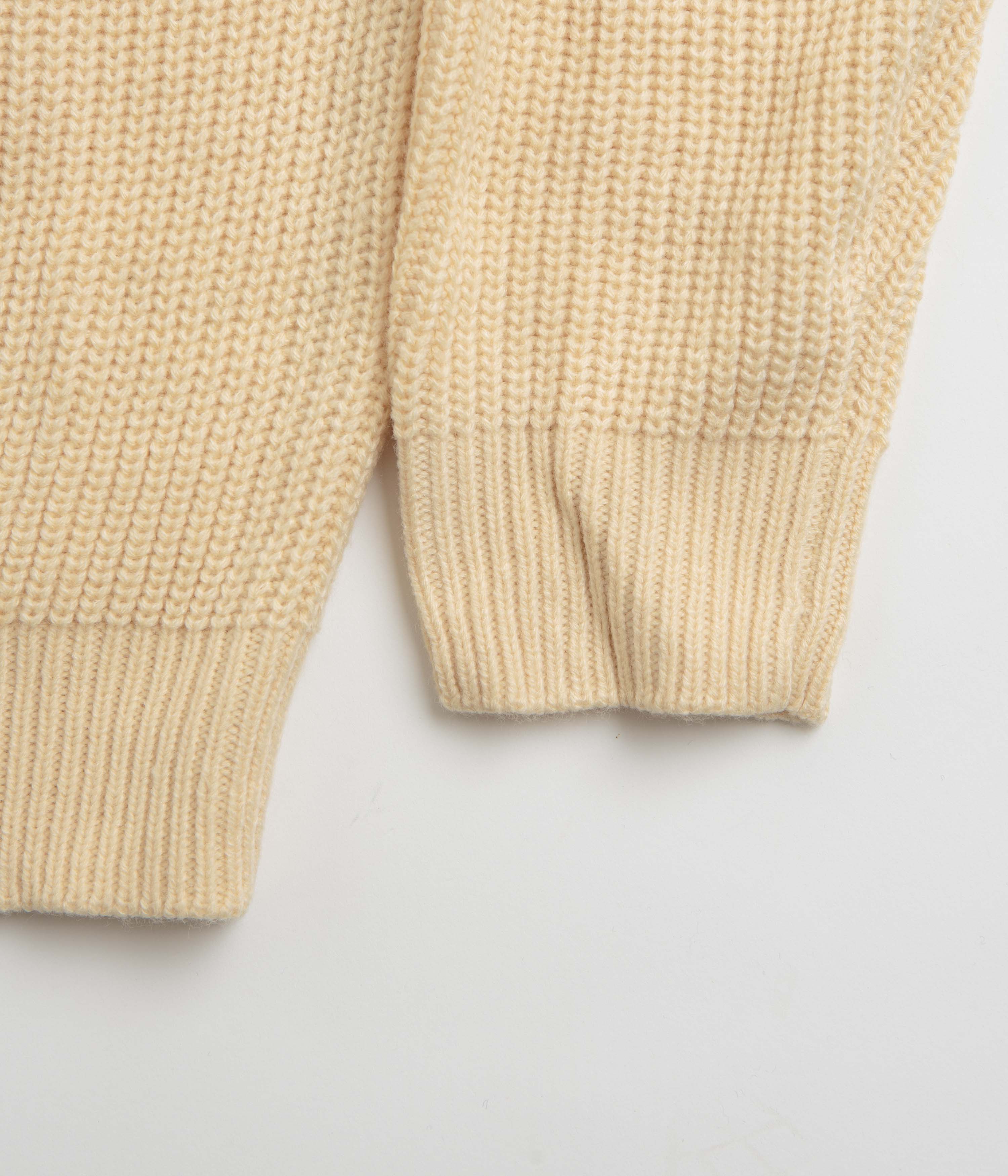 Butter Goods Cream Stripe Knitted Sweatshirt - Irresistible Style!