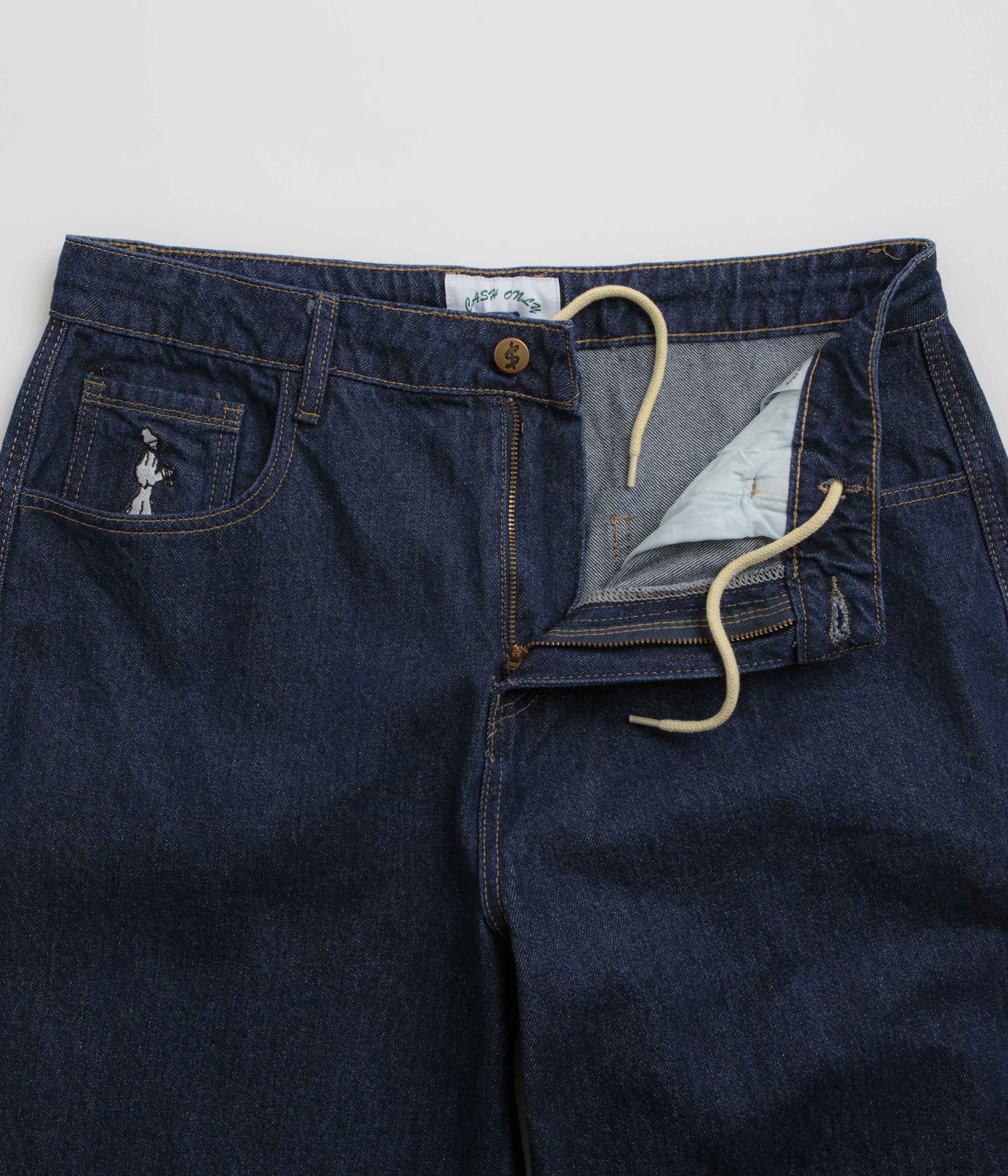 Cash Only Aleka Jeans - Raw Indigo: Ultra Cool Denim