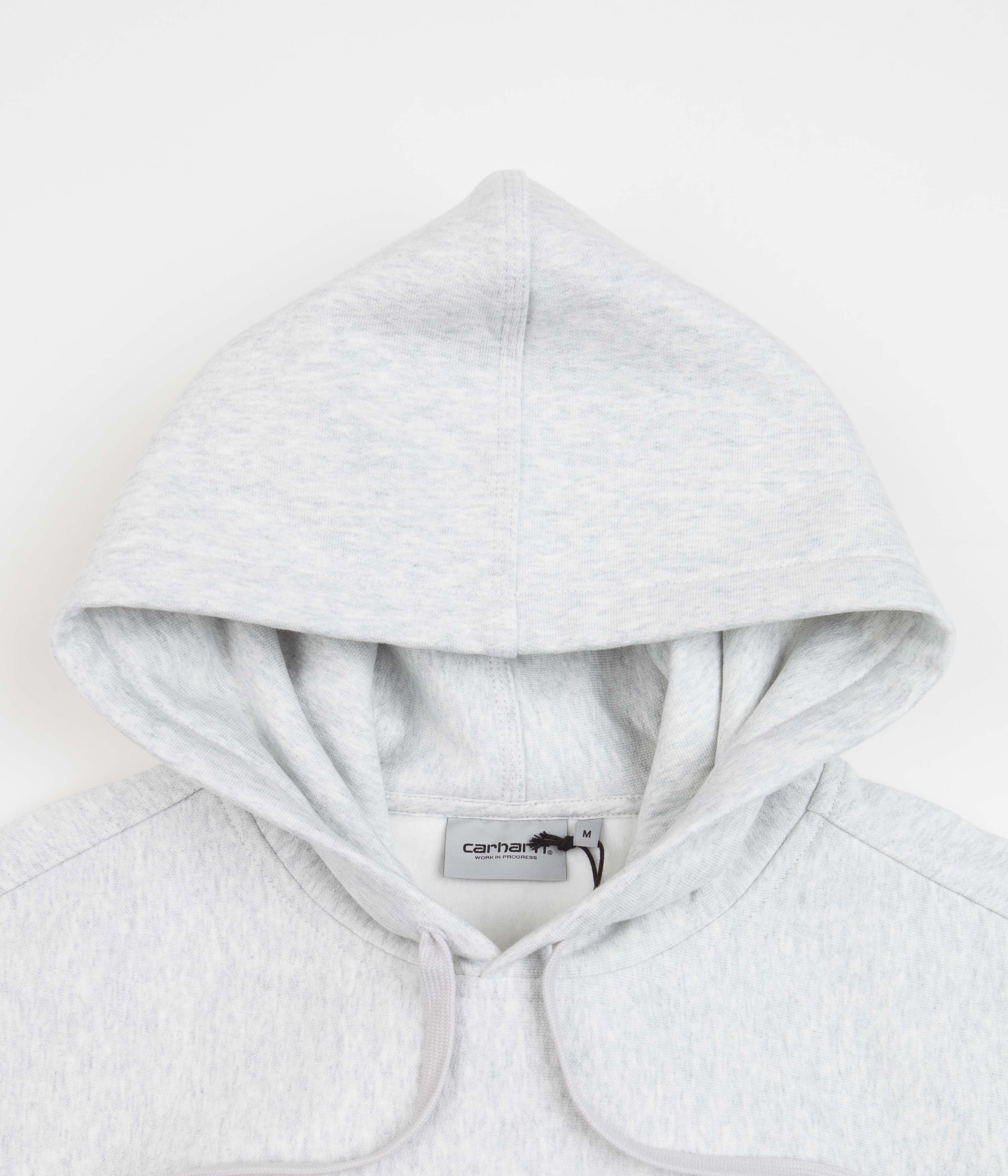 Carhartt Locker Hoodie - Stunning Ash Heather / Brown