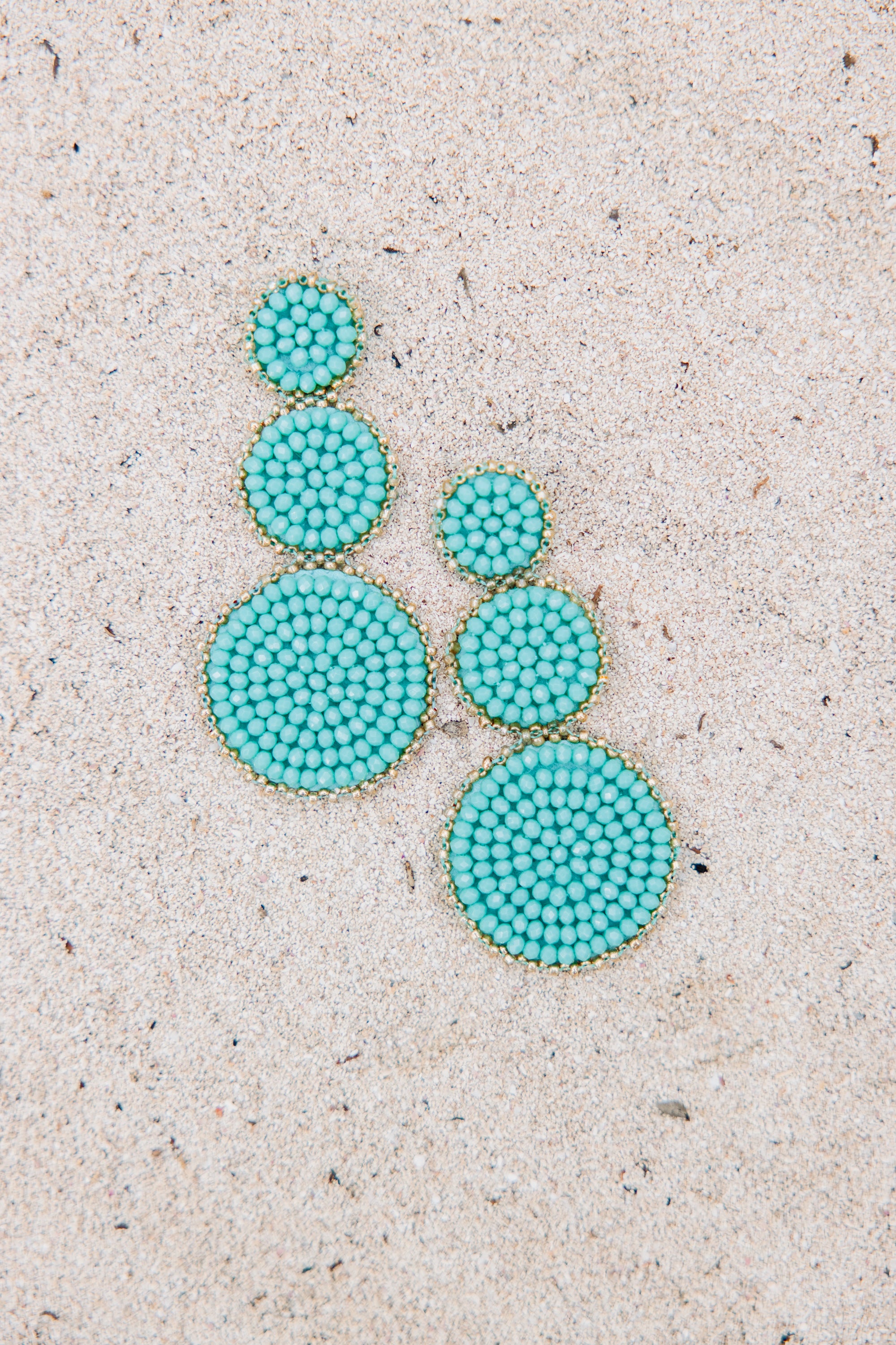 Be The One: Enchanting Green Beaded Earrings