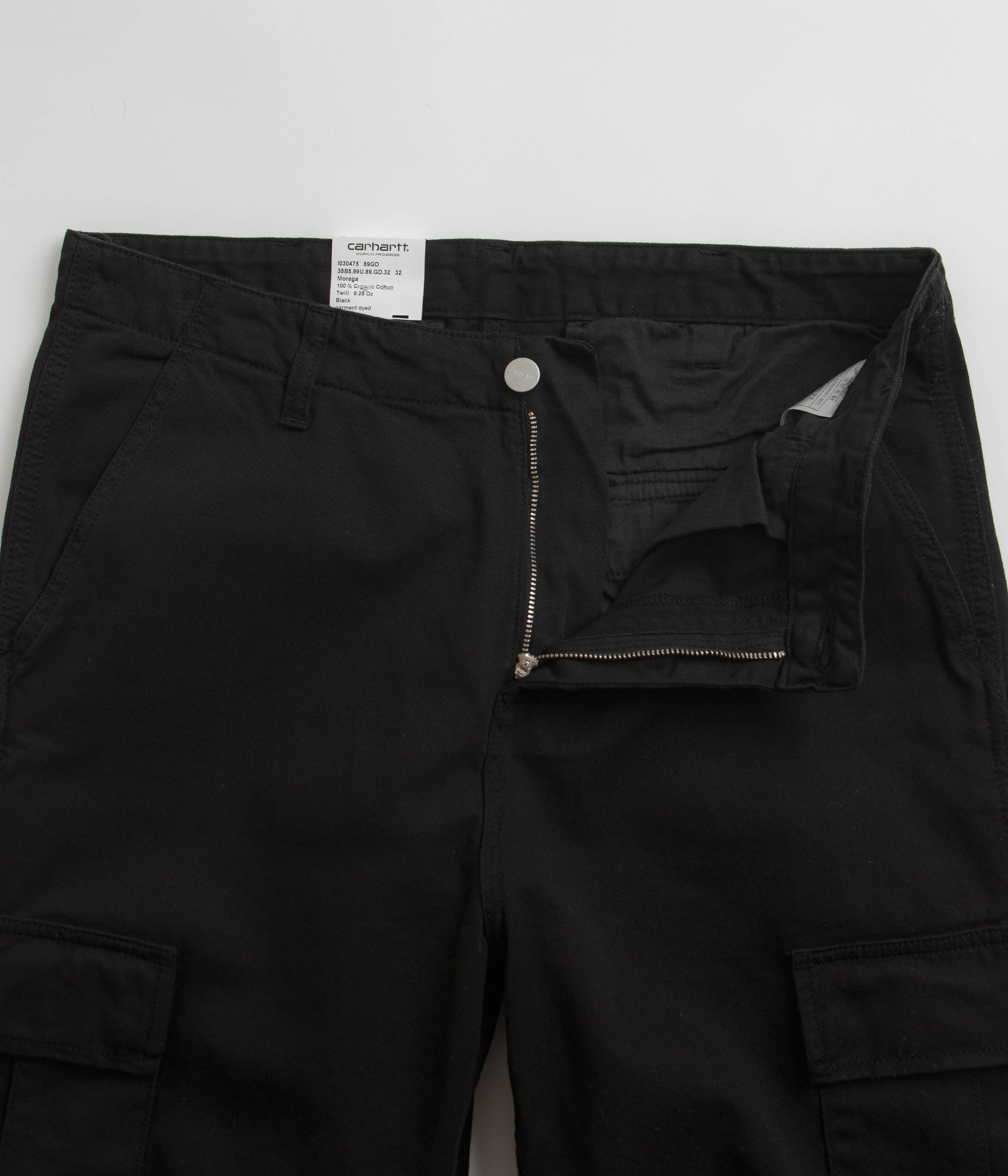 Carhartt's Stunning Dyed Black Regular Cargo Pants