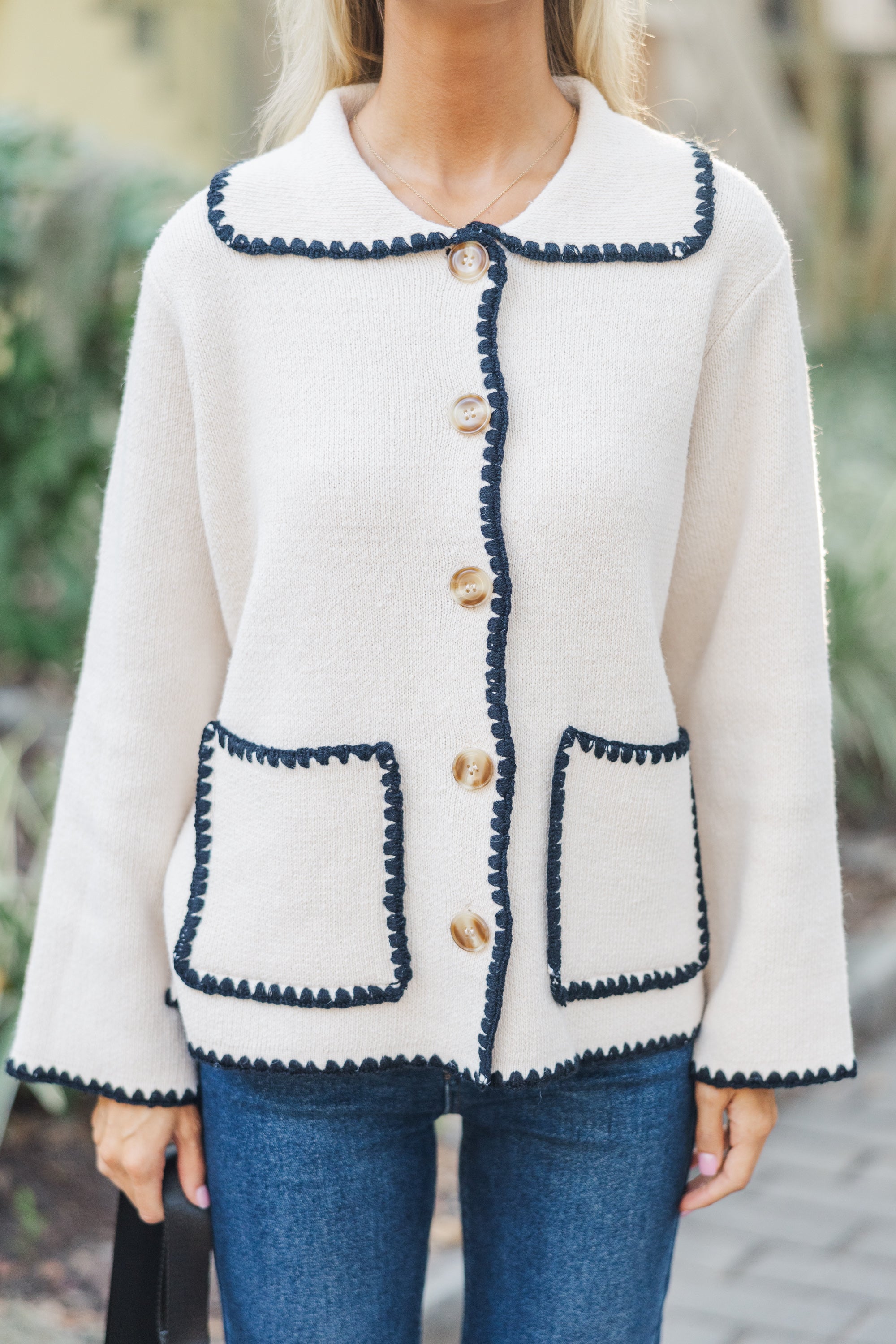 Joyful Days Ecru White Cardigan: Your Cozy Style Essential
