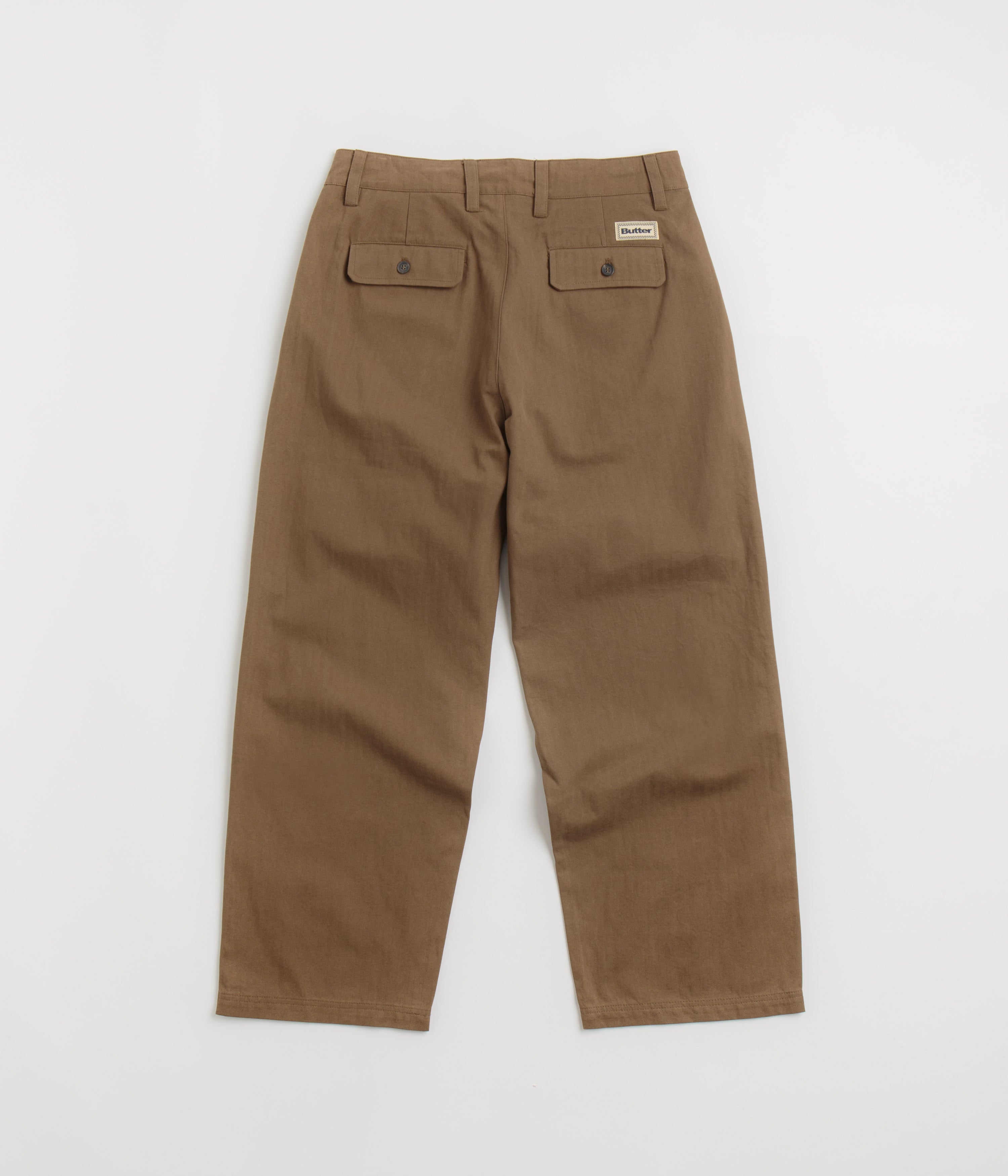 Butter Goods Stylish Brown Pleated Trousers - Grab Yours Now!